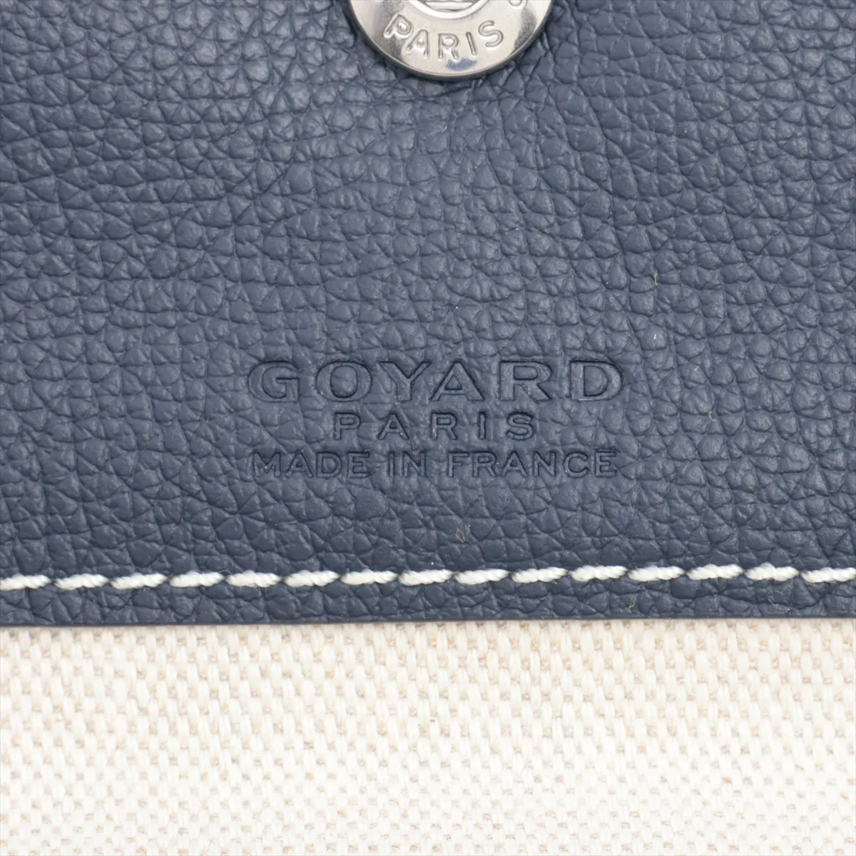 Saint Louis PM PVC x Leather Pouch, Navy (Pouch only) — view 6