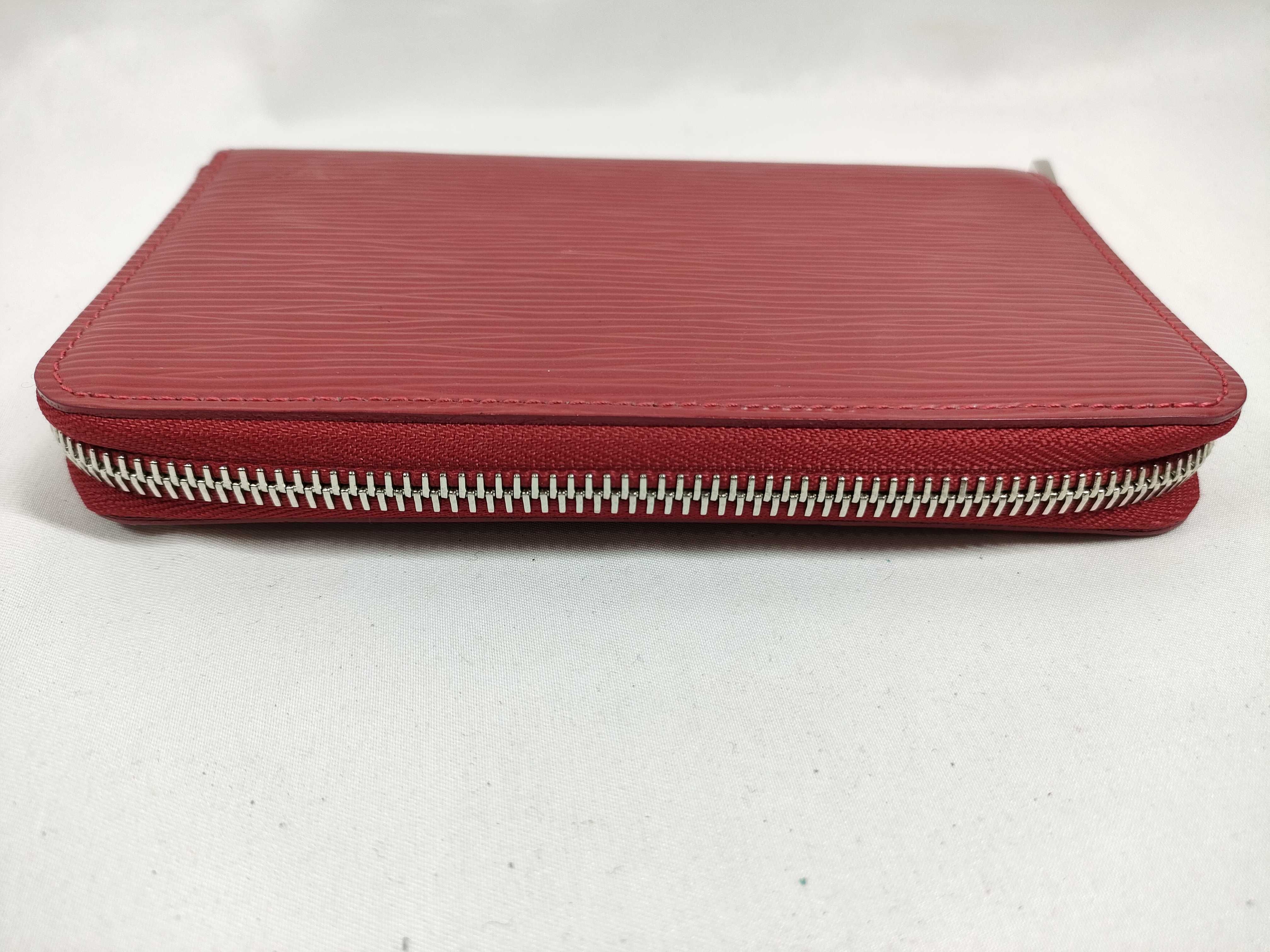Epi Round Zip Red Wallet — view 6
