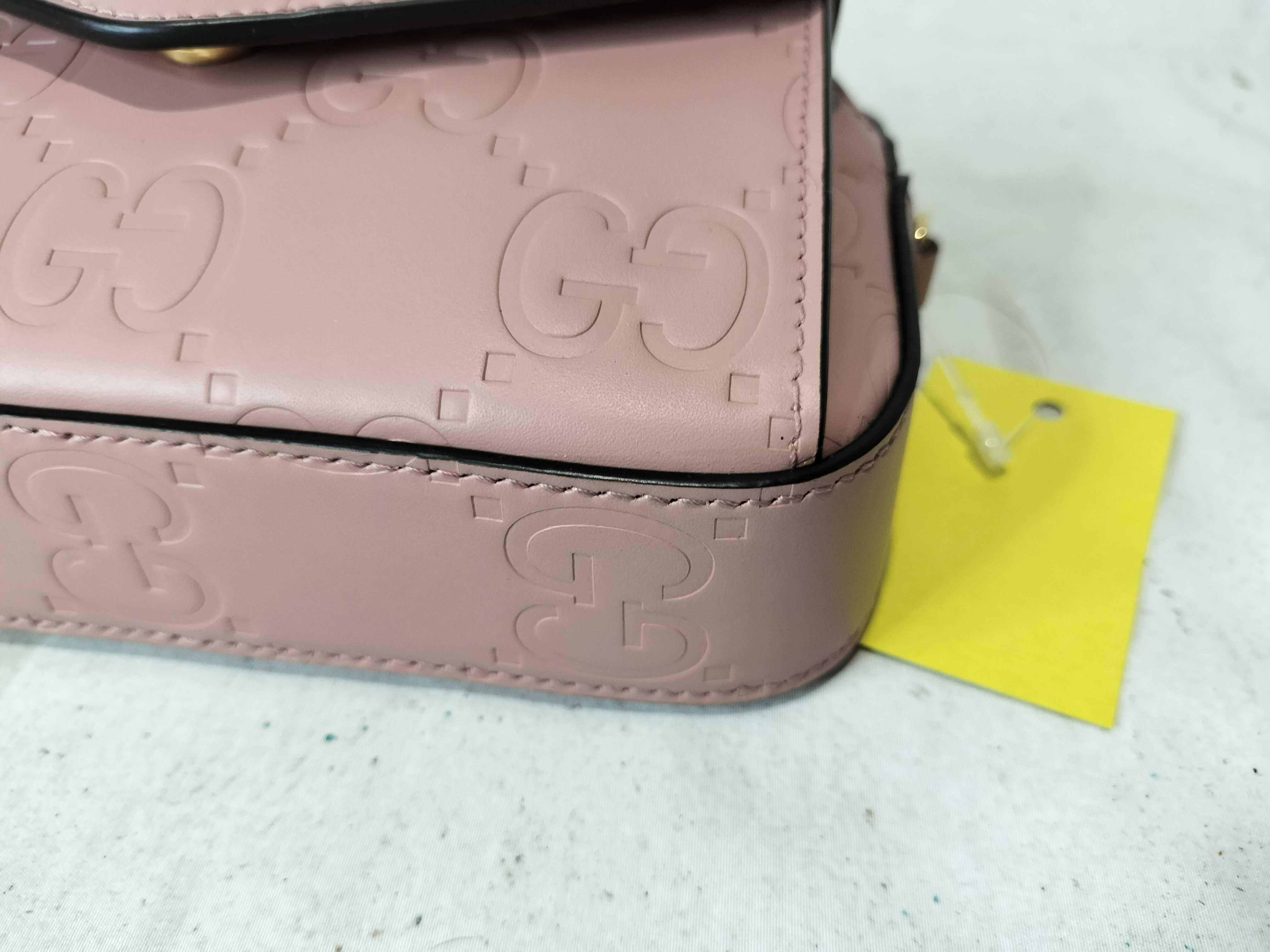 GG Super Mini Shoulder Bag, Pink, 781554 (Shoulder Bag) — view 6