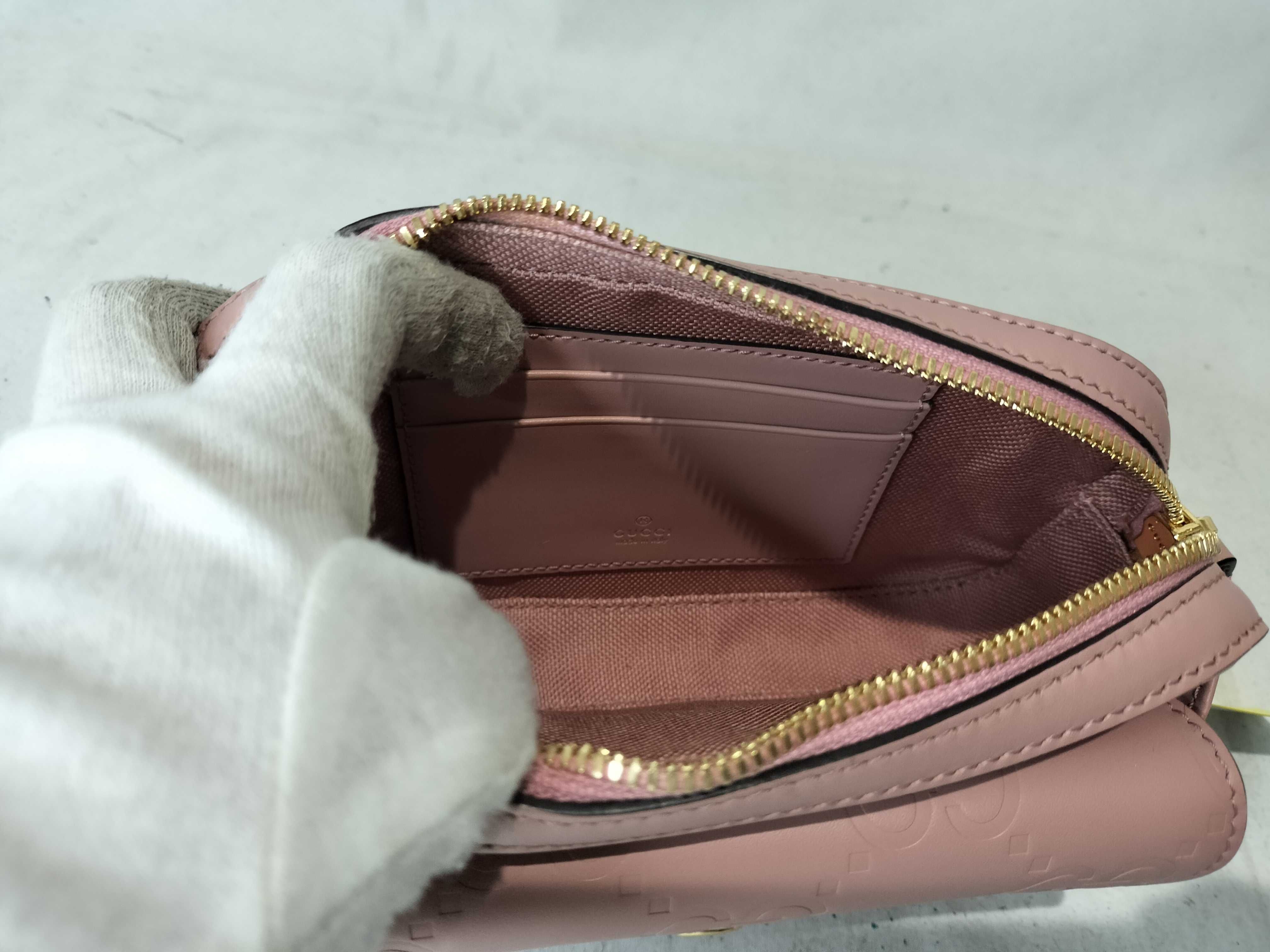 GG Super Mini Shoulder Bag, Pink, 781554 (Shoulder Bag) — view 9