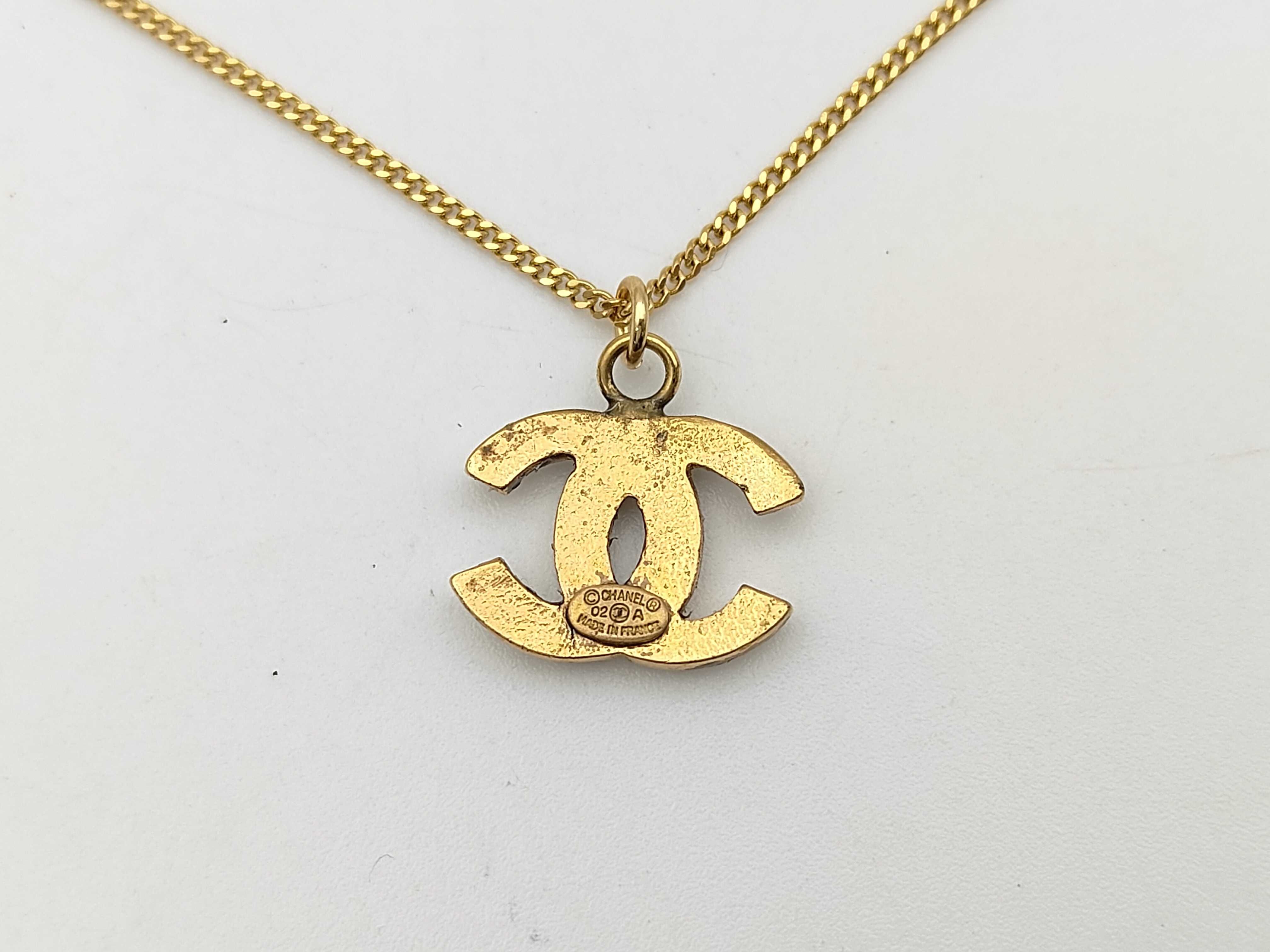 Coco Mark Rhinestone Necklace 02A — view 2
