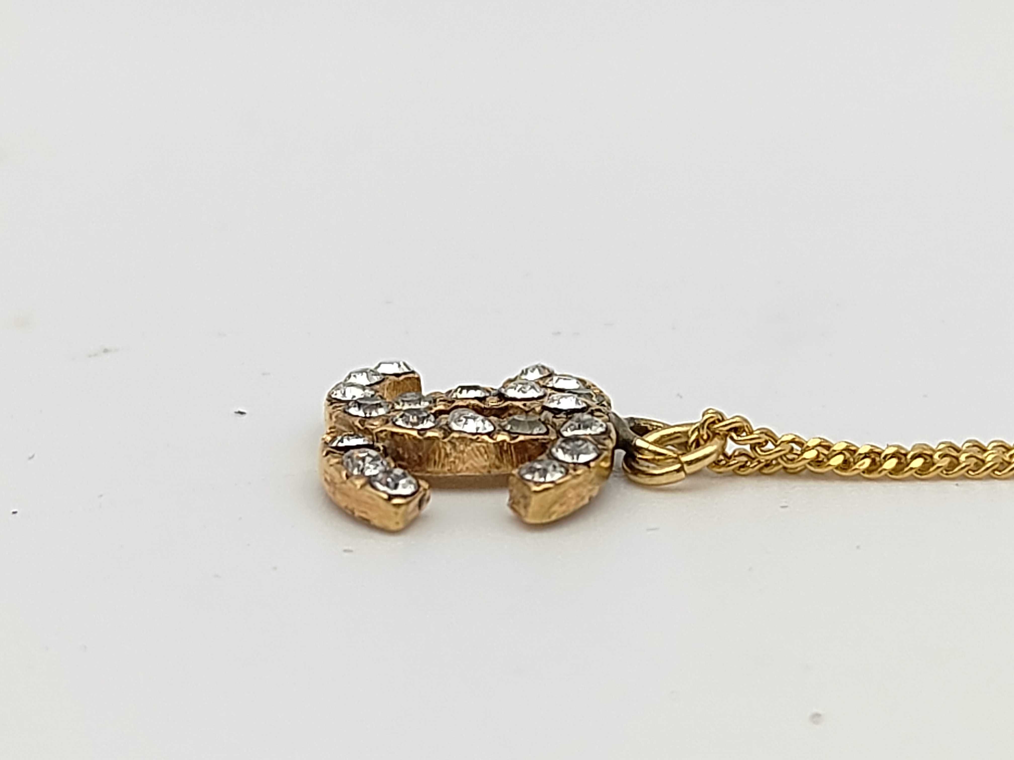 Coco Mark Rhinestone Necklace 02A — view 3