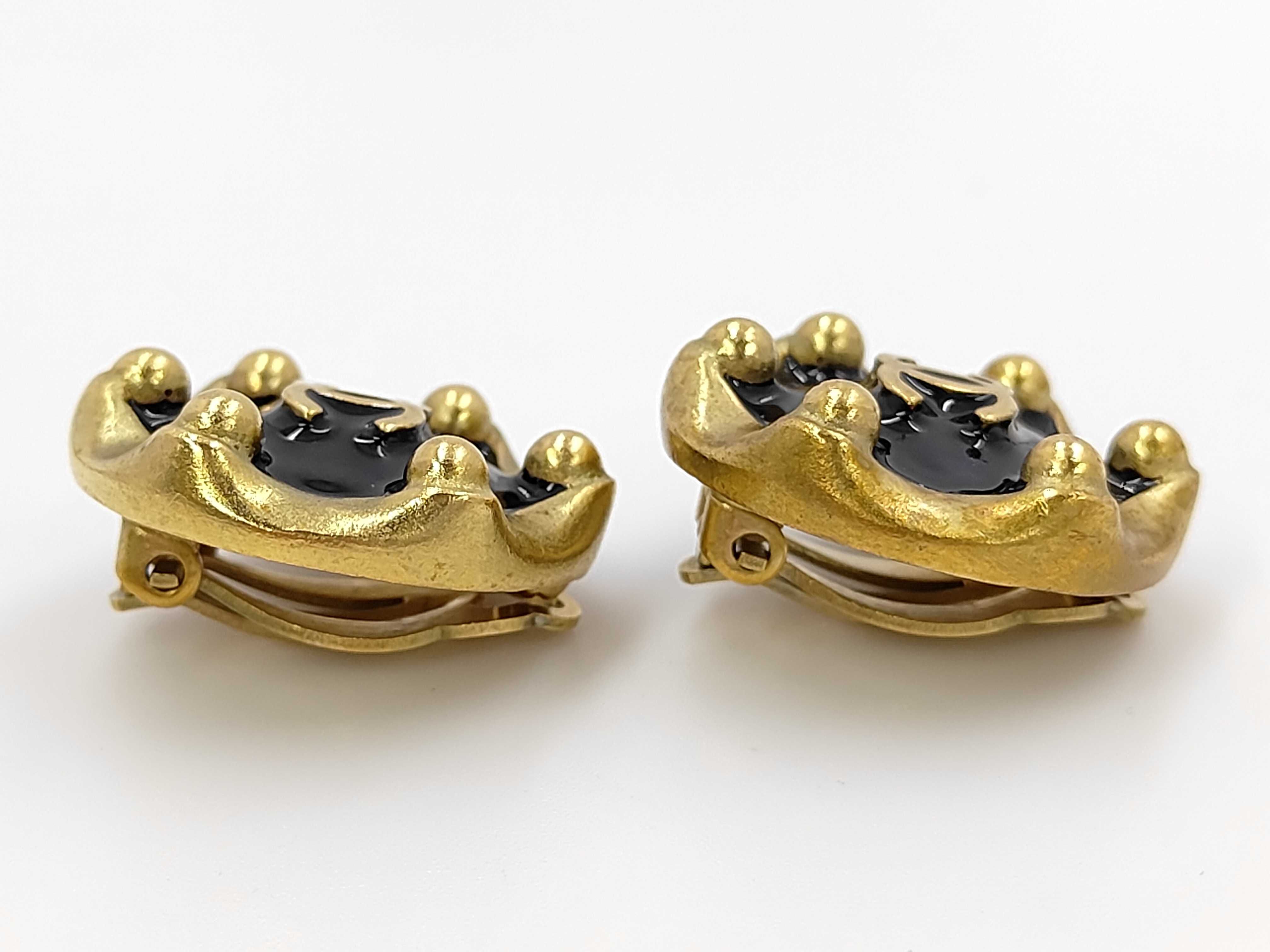 Coco Mark Earrings GP Black 94 A Earrings — view 2