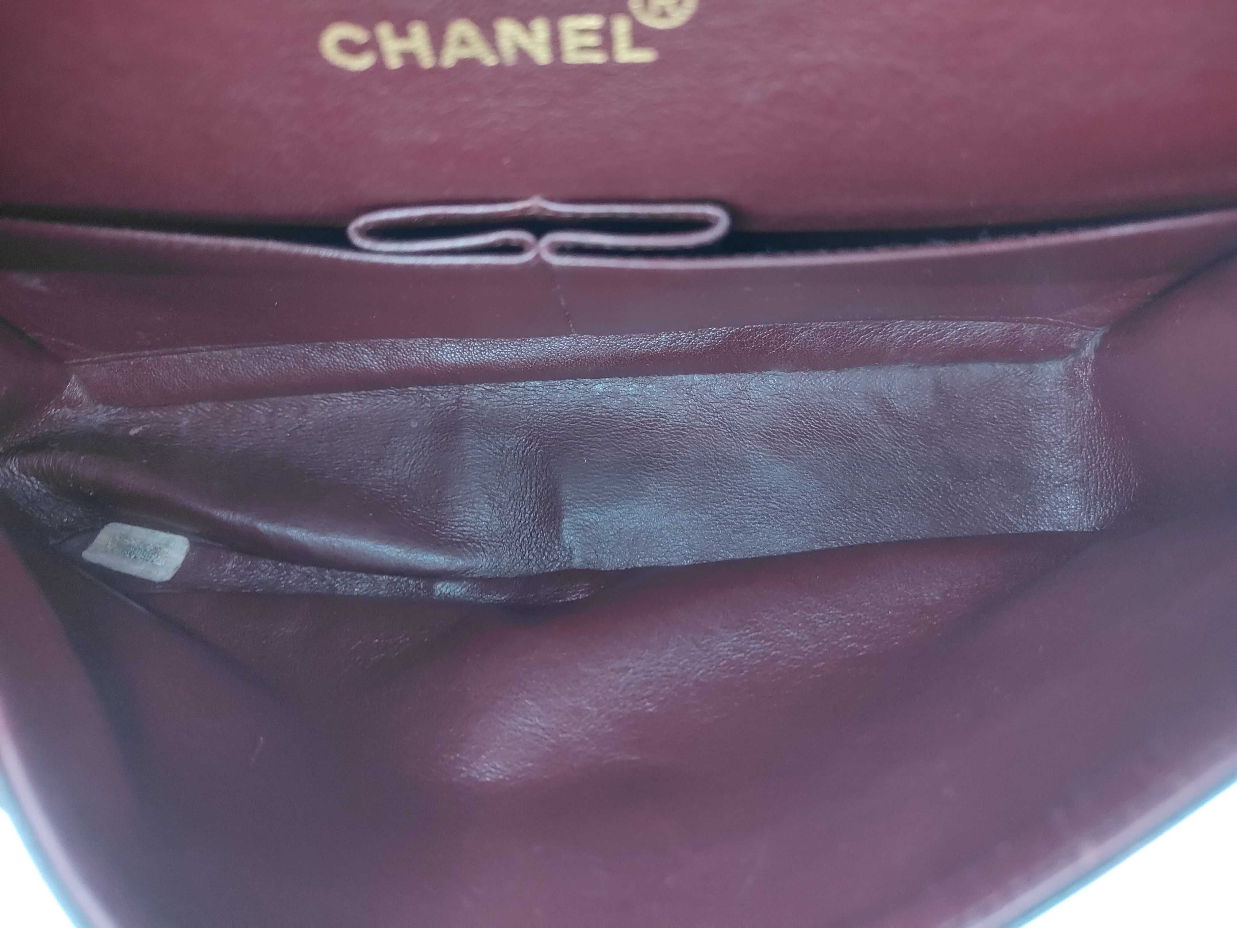 Matelassé Lambskin Double Flap Chain Shoulder Bag (with seal) — view 8