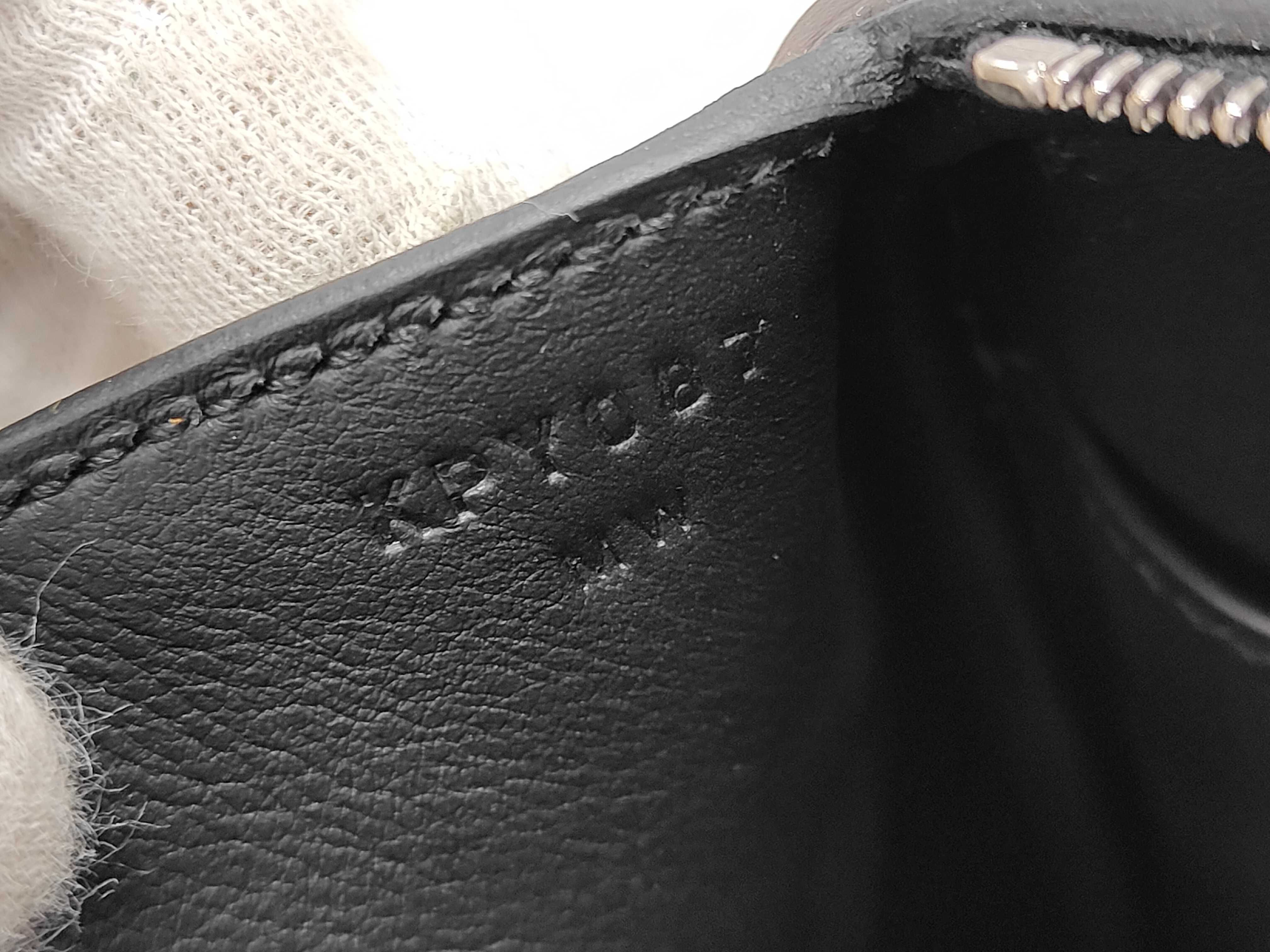 Mini Lindy 2 Shoulder Bag, Taurillon Clemence Leather, Black with Silver Hardware, K Stamp — view 10