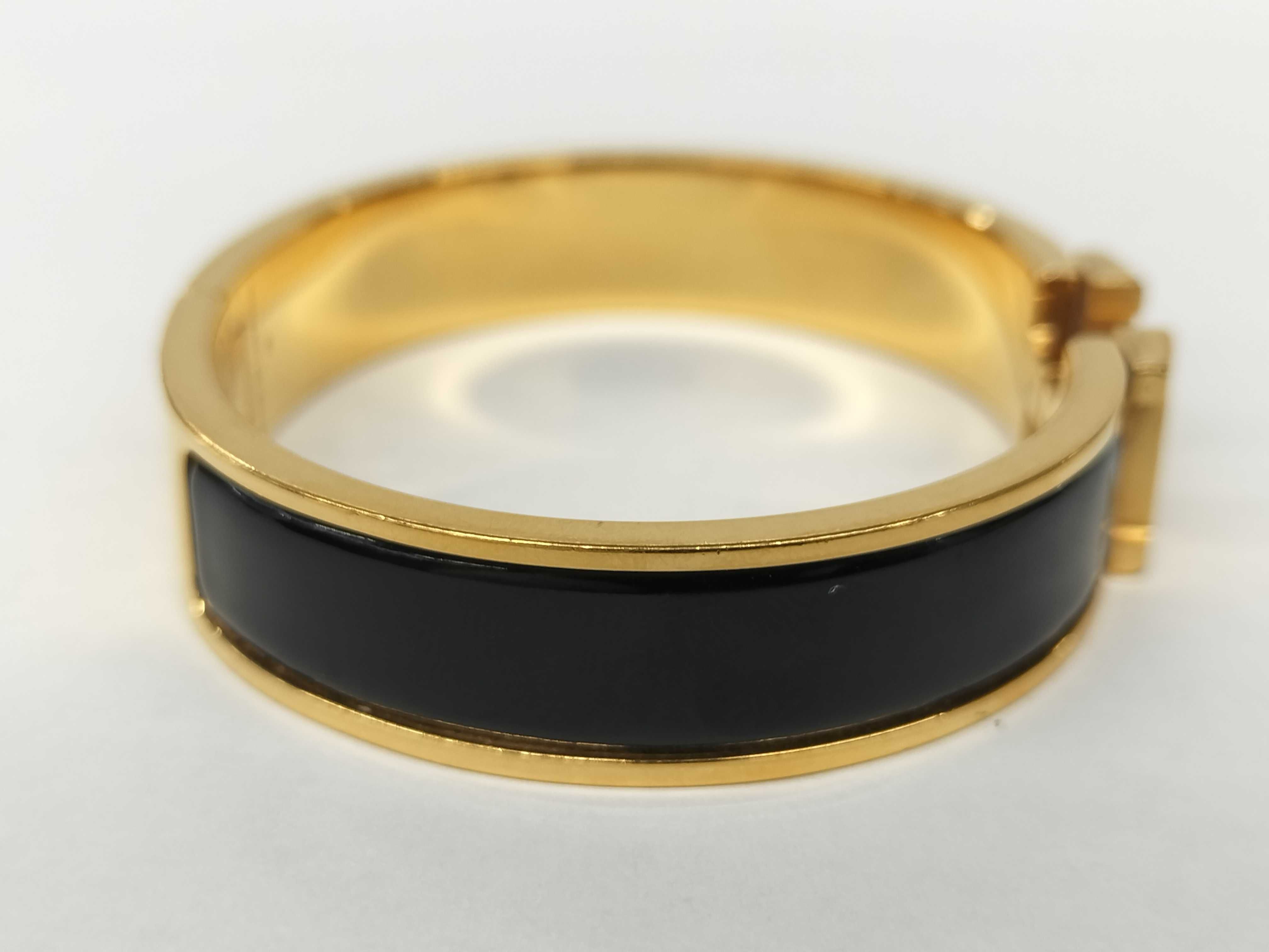Hermès Clic Clac Gold Bracelet Bracelet/Bangle — view 5