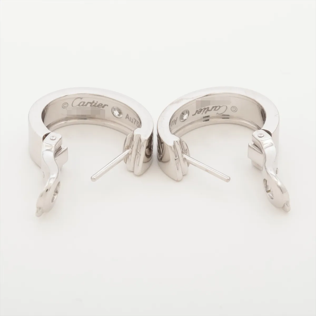 Love Diamond Earrings 750(WG) 12.4g FTV990 CRB8022800 — view 4