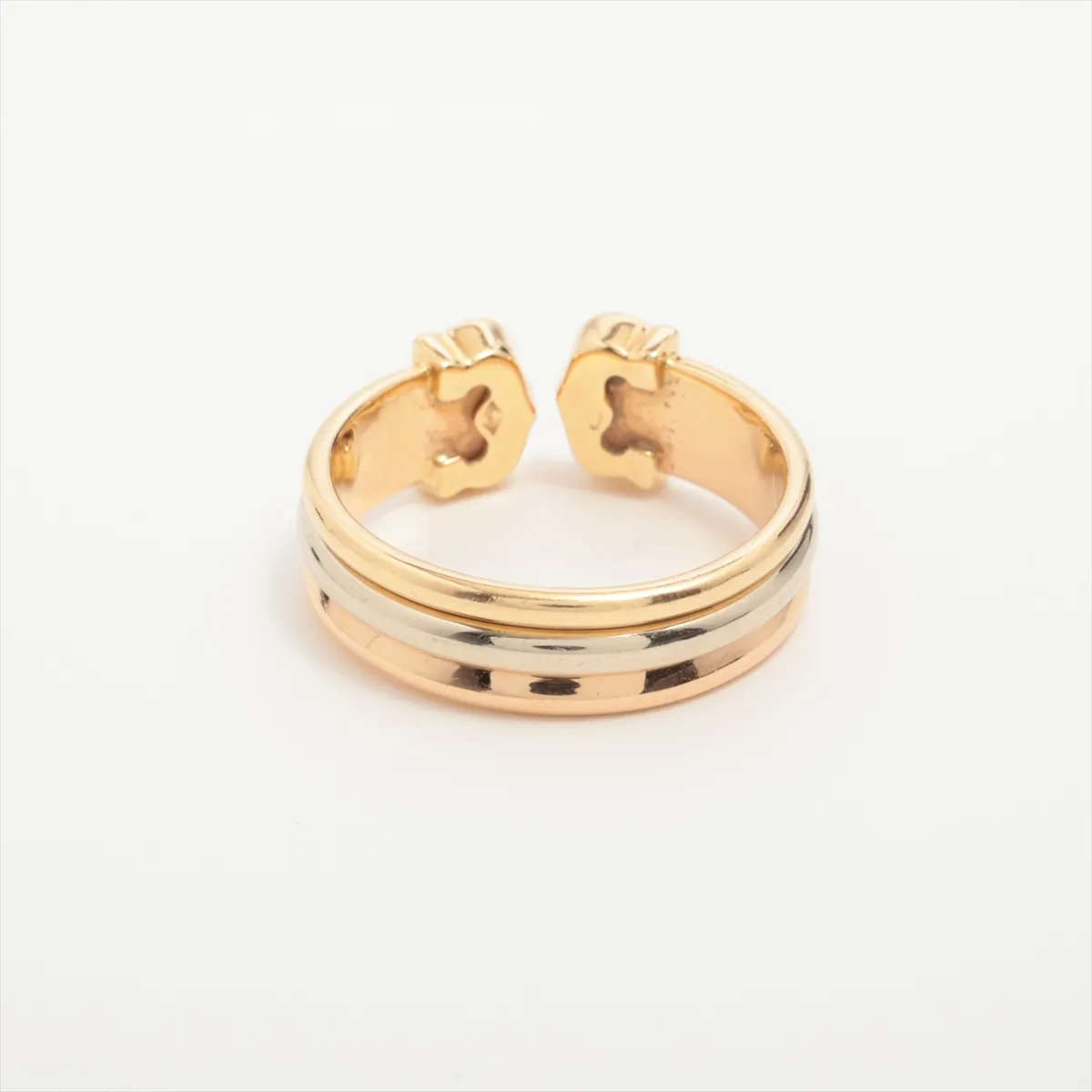 2C Ring 750 (Yellow Gold x Pink Gold x White Gold) 5.0g Size 55 F23299 — view 2
