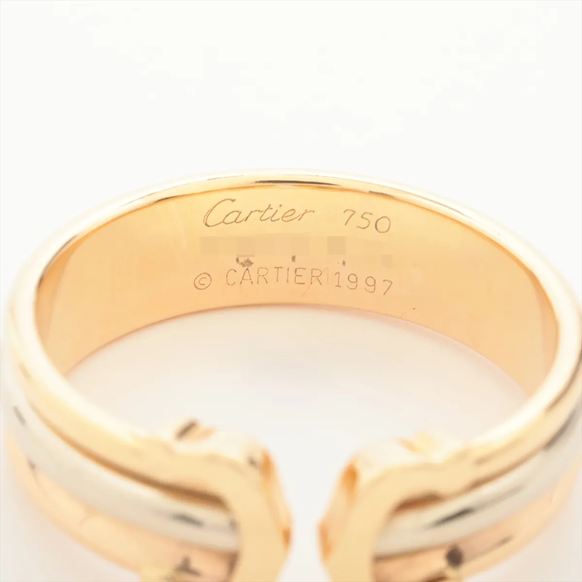 2C Ring 750 (Yellow Gold x Pink Gold x White Gold) 5.0g Size 55 F23299 — view 3