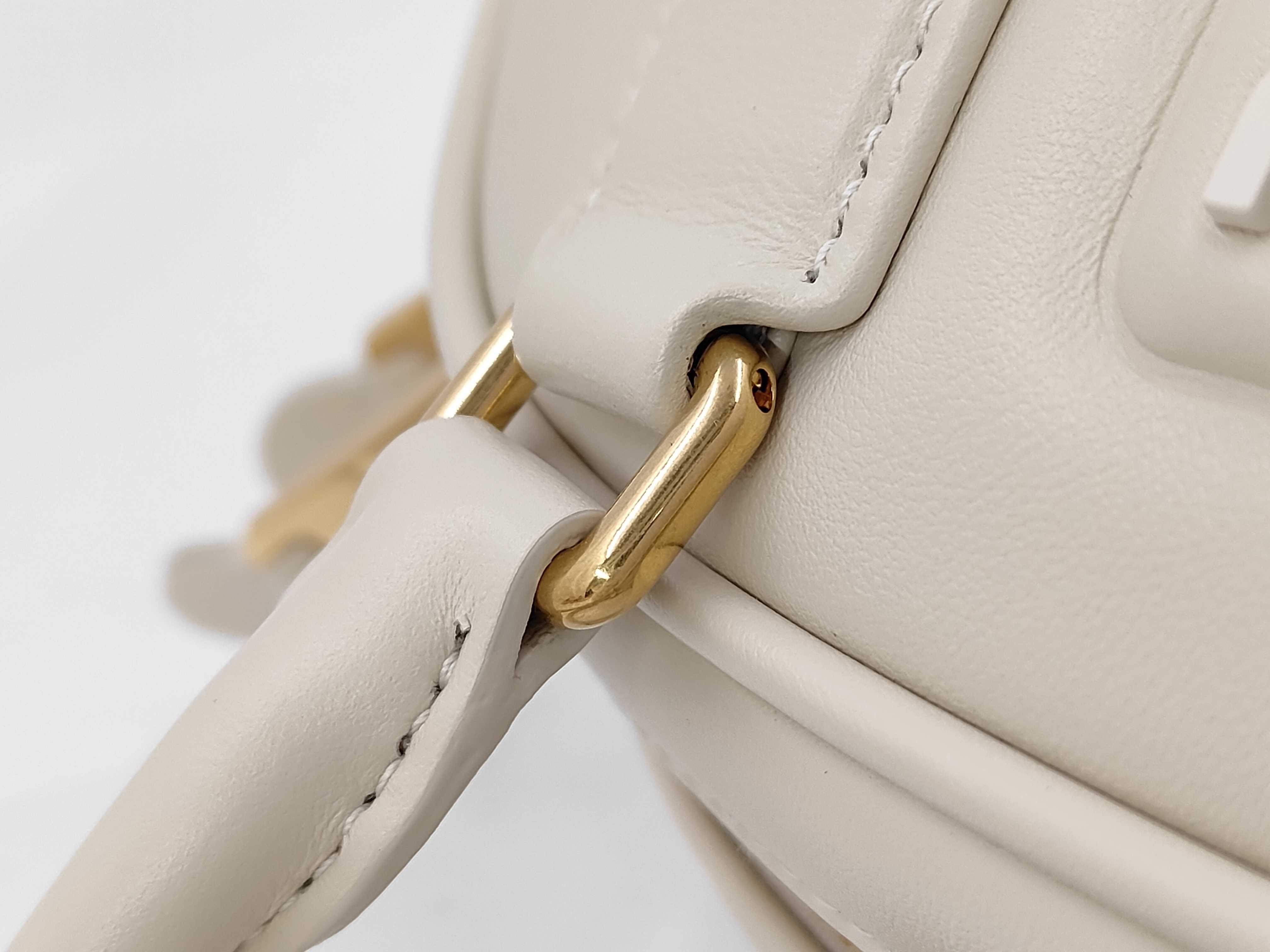Arcadi Leather Bag, White Handbag — view 5