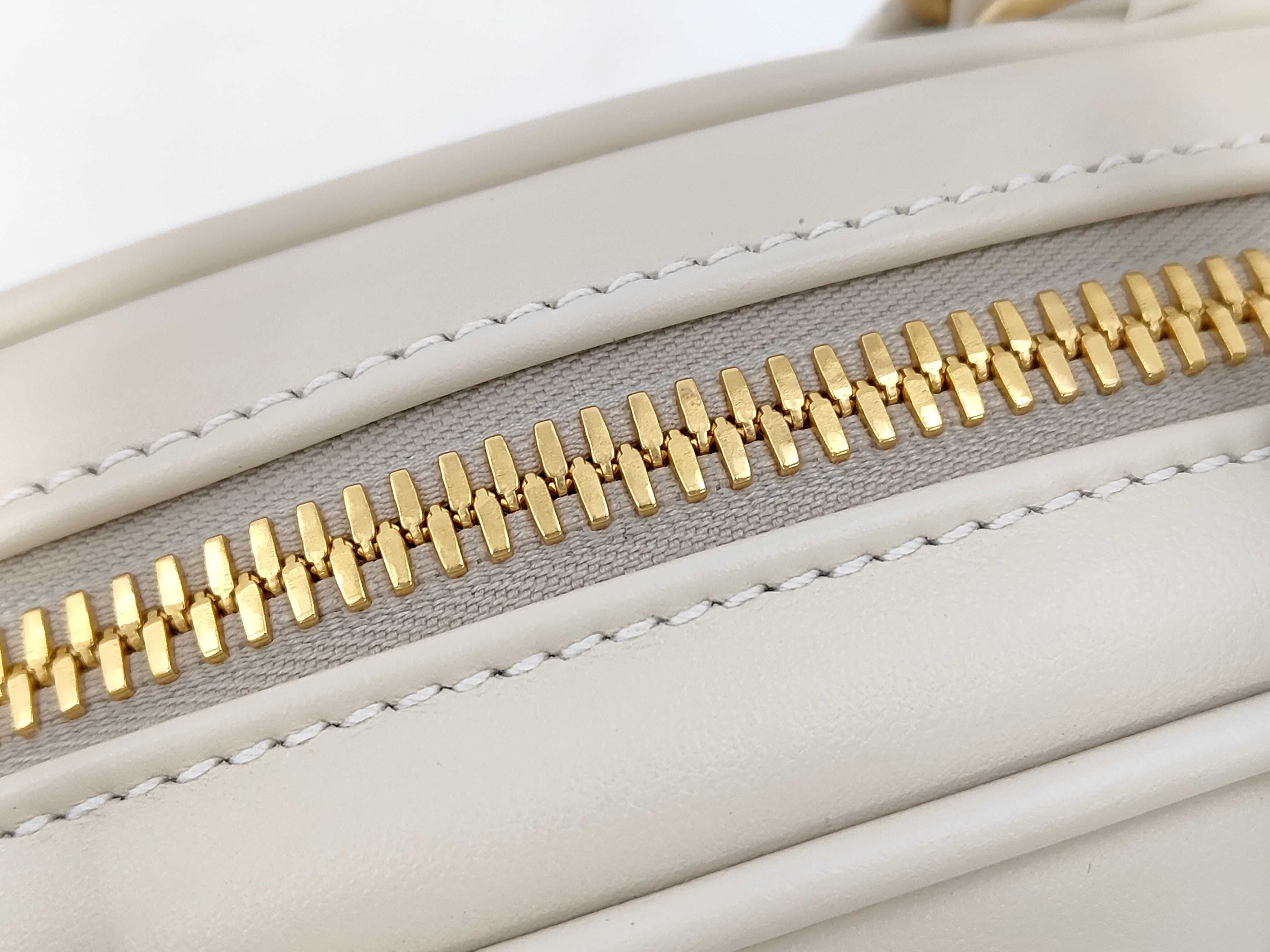 Arcadi Leather Bag, White Handbag — view 8