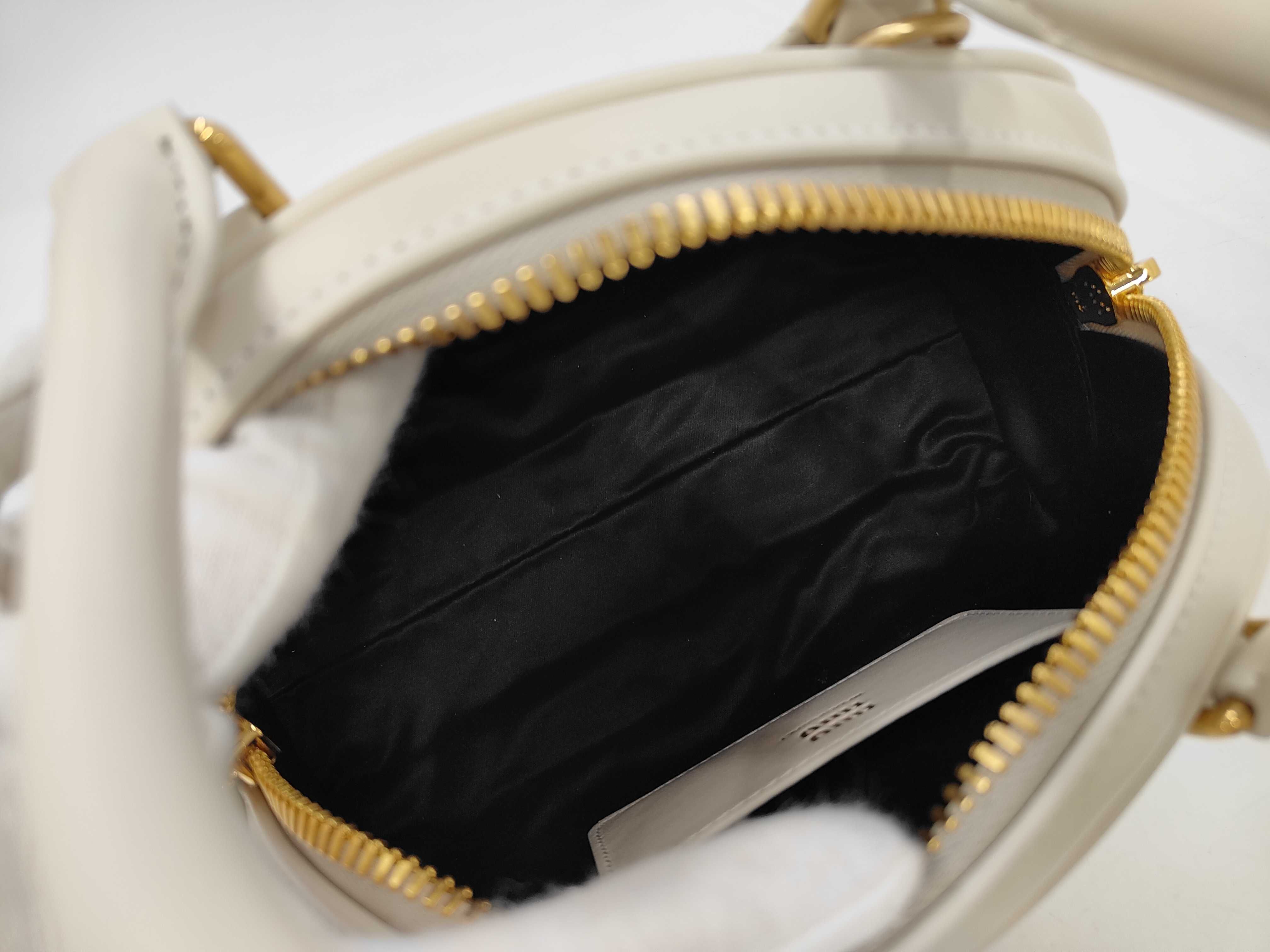 Arcadi Leather Bag, White Handbag — view 10