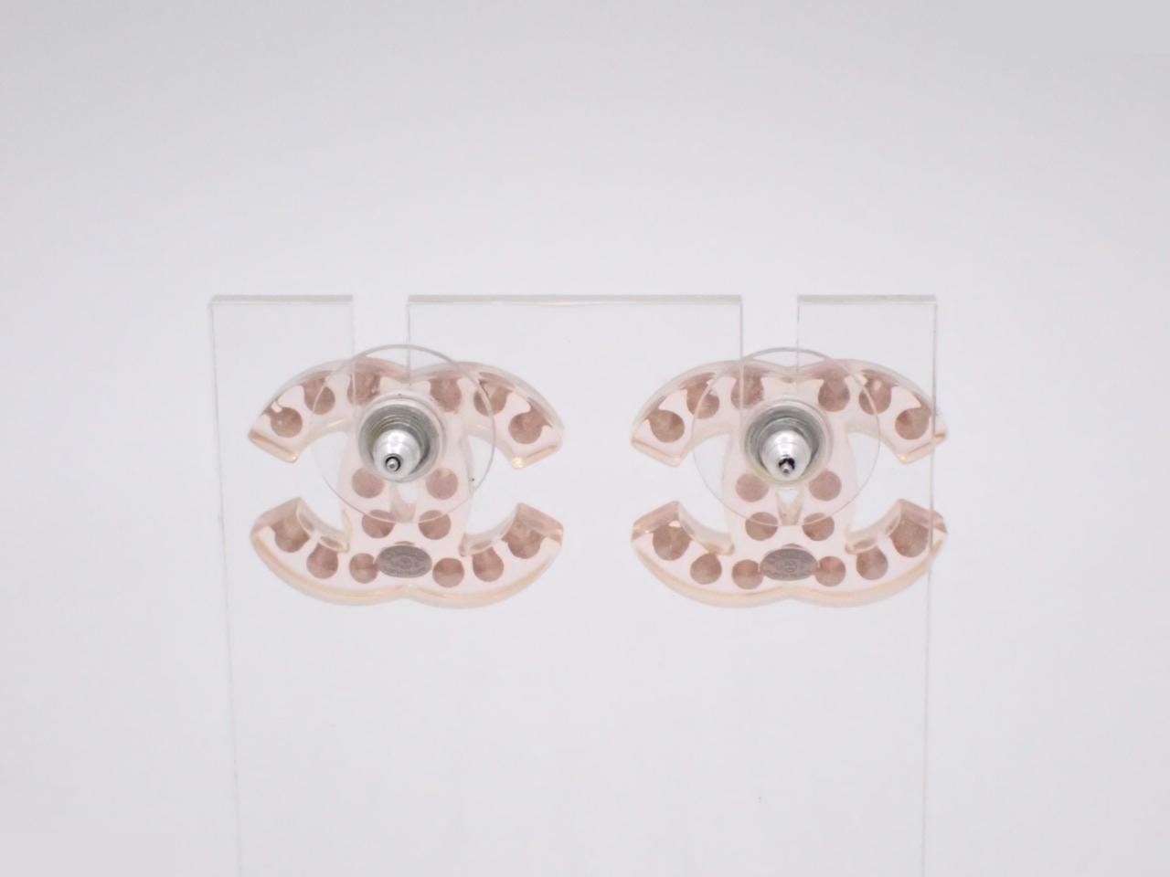 Earrings with Coco Mark logo — view 2