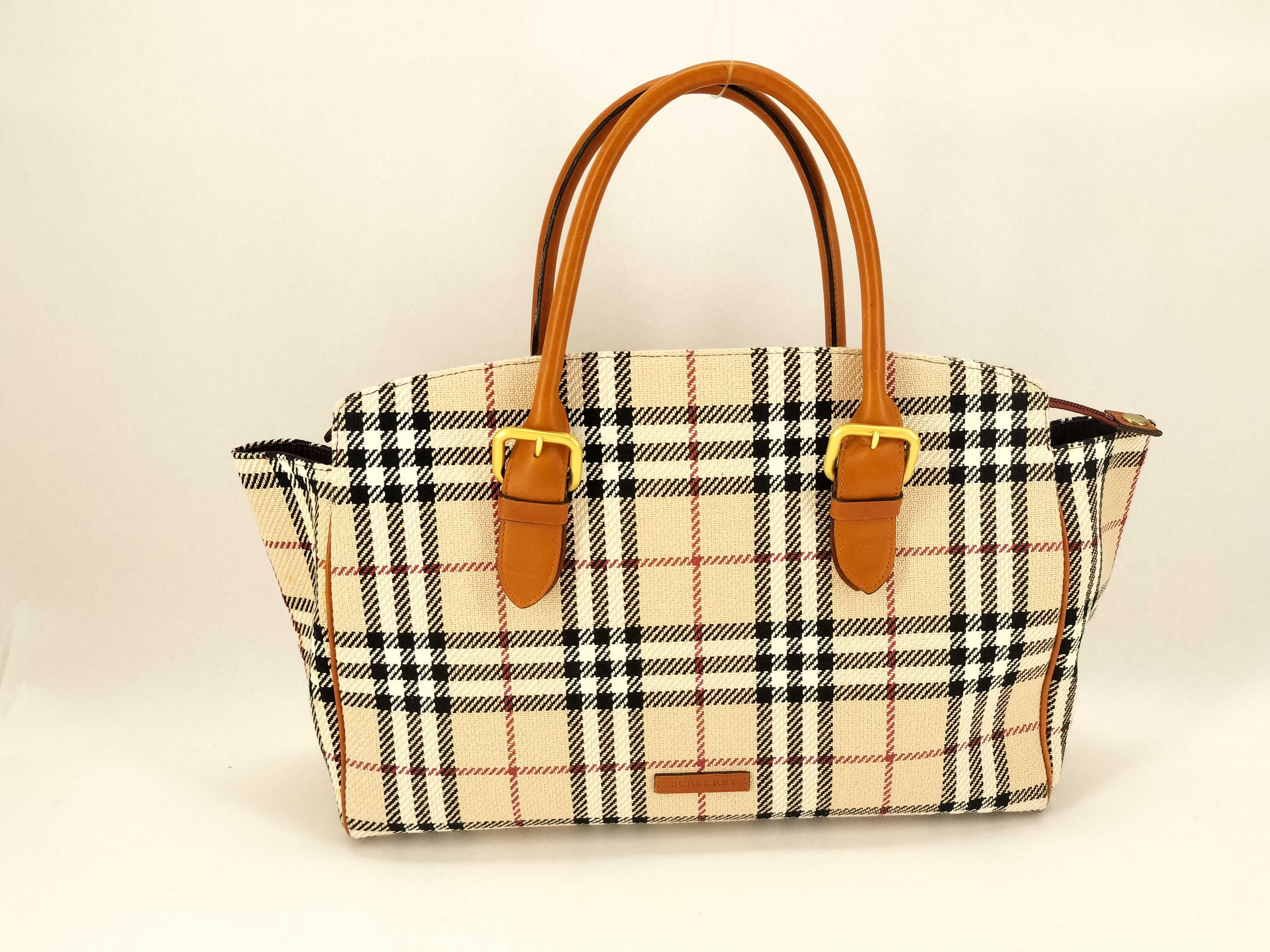 Check Tote Bag