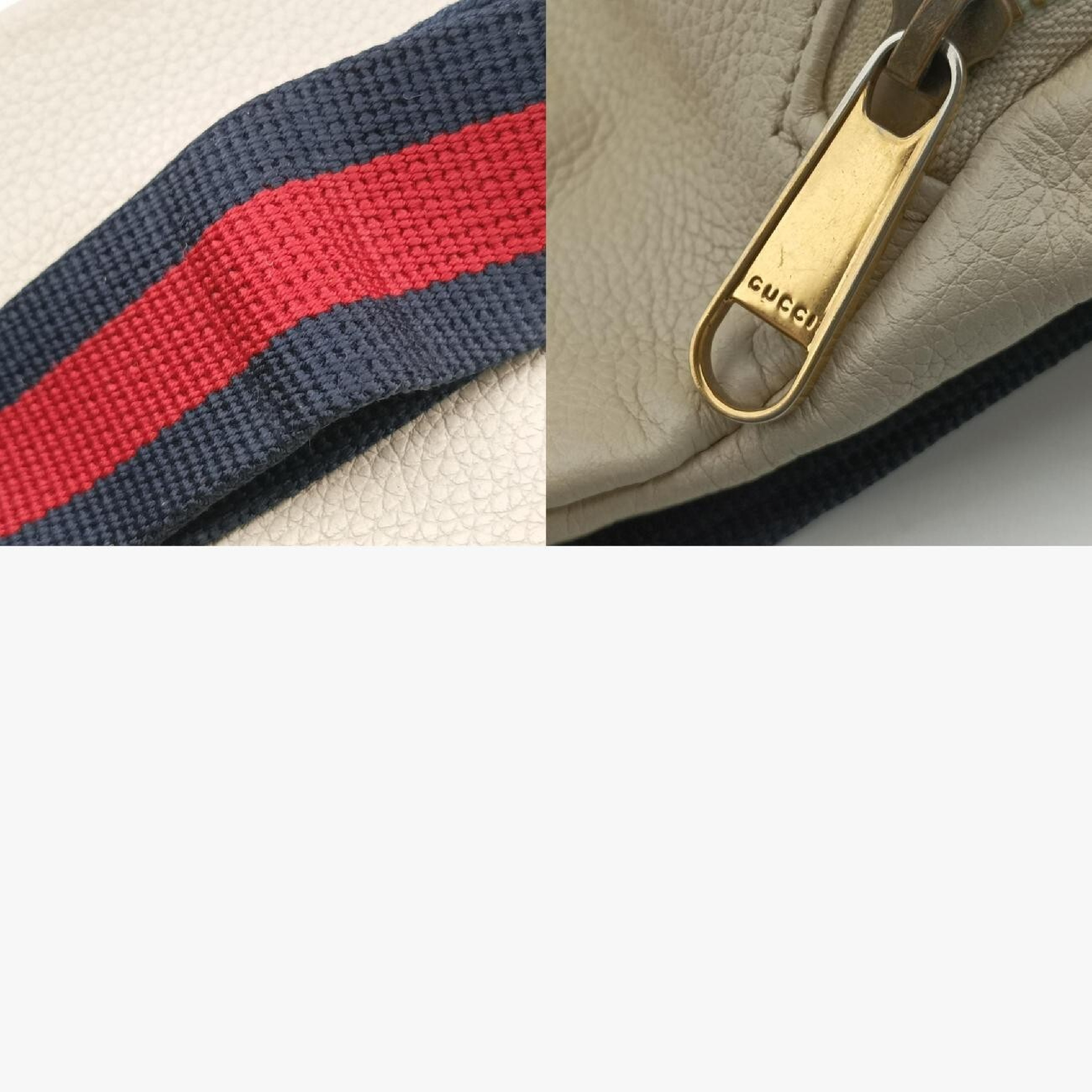 Print White Leather Waist Bag 493869 F024036835 — view 11
