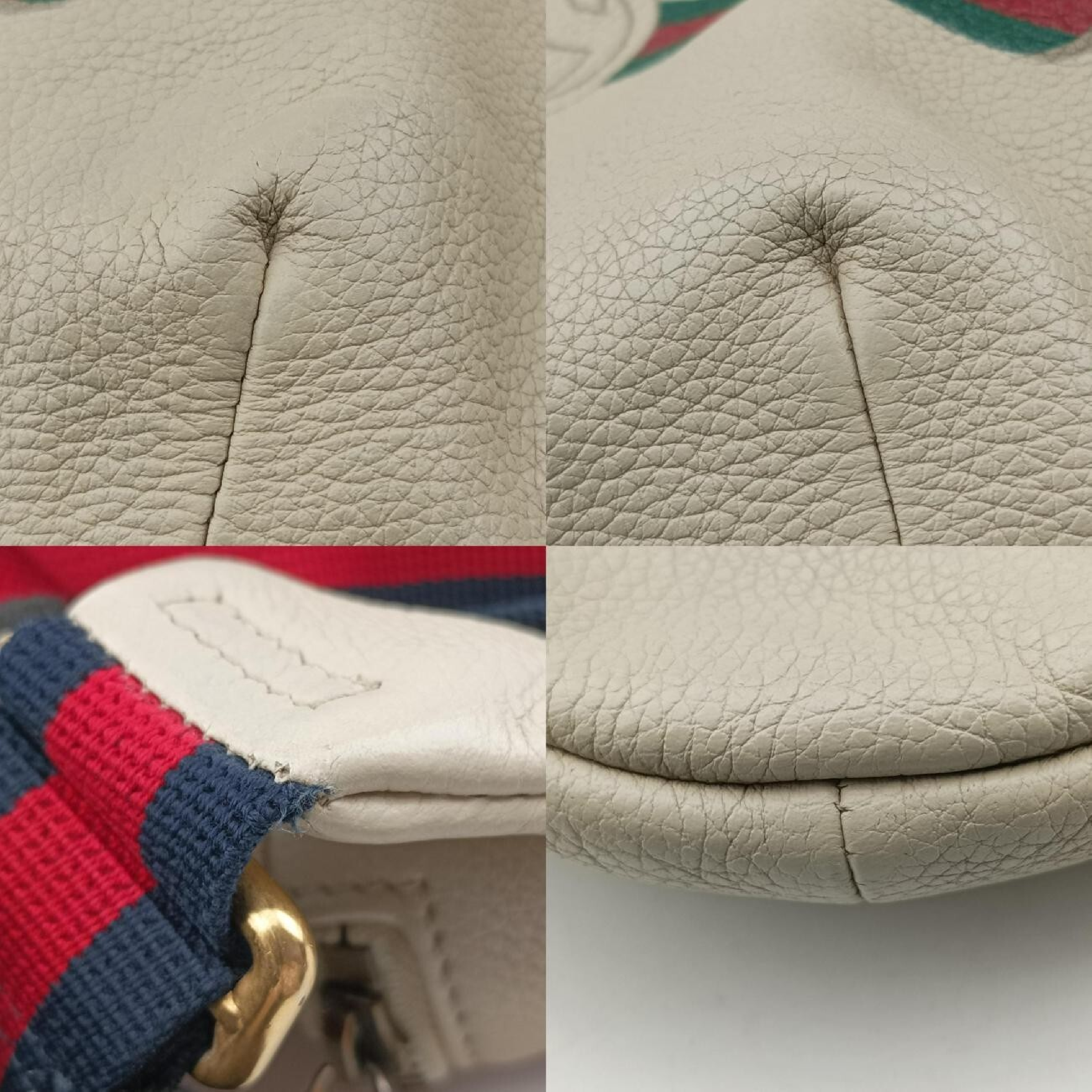 Print White Leather Waist Bag 493869 F024036835 — view 10
