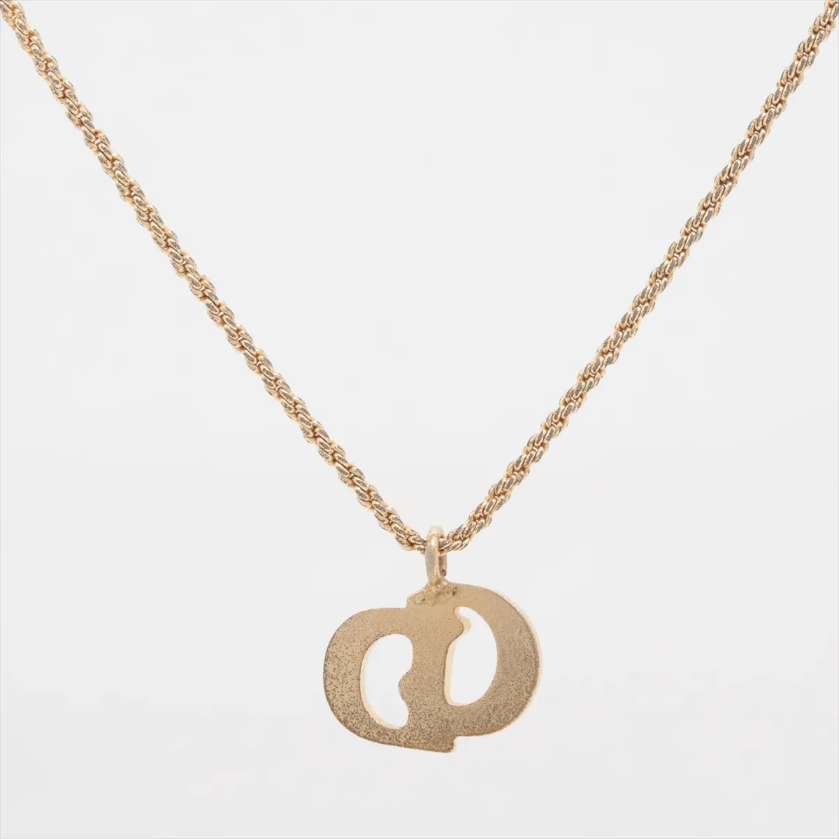 CD Logo Necklace GP Gold — view 2