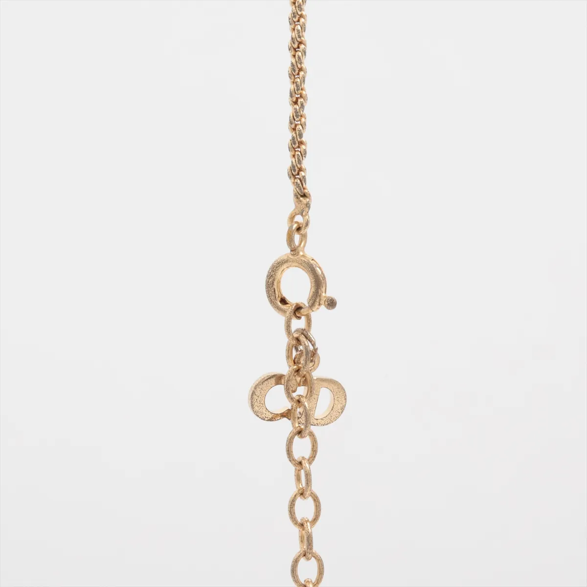 CD Logo Necklace GP Gold — view 3