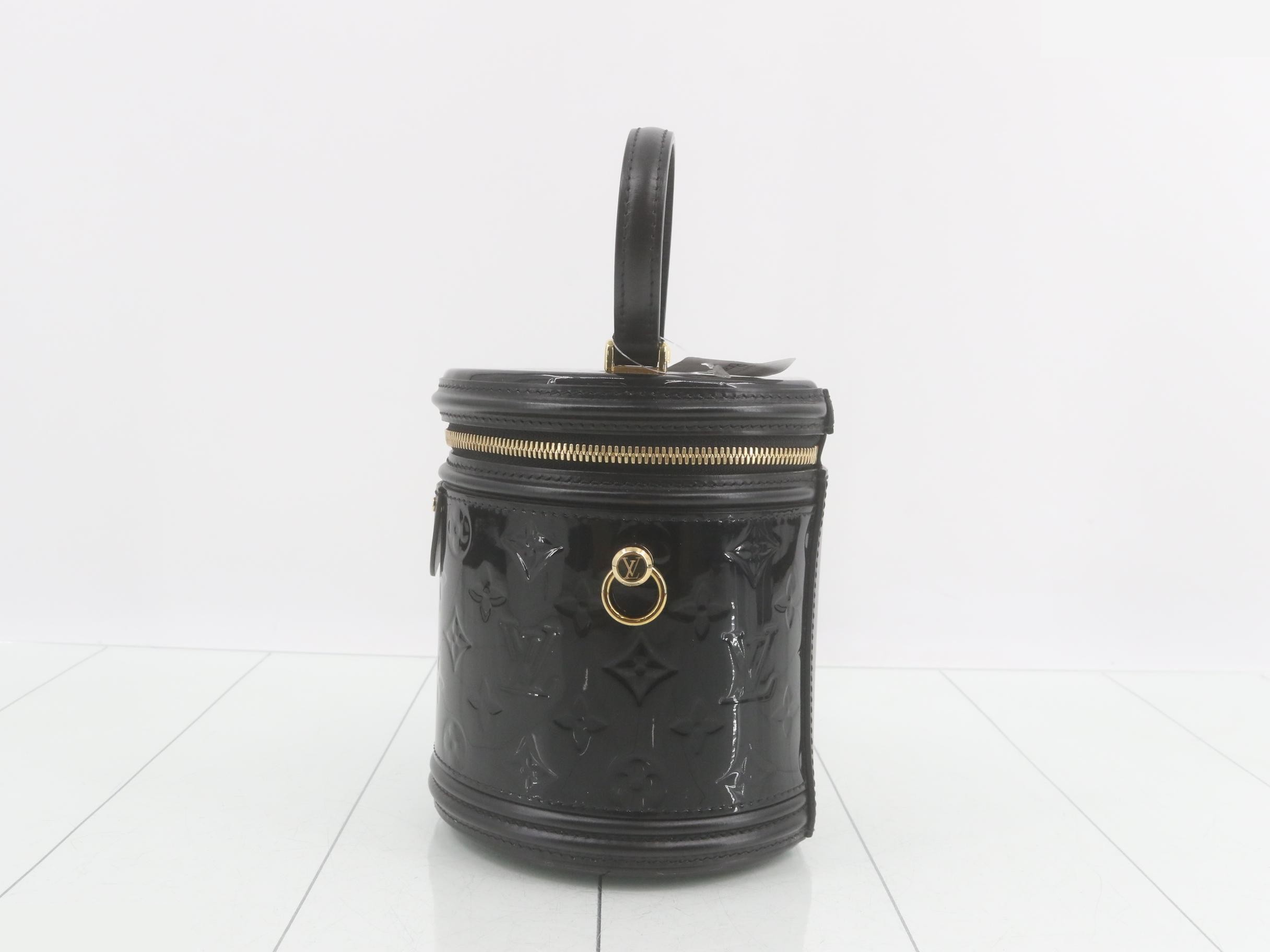 Monogram Vernis Cannes PM Noir 2-Way Handbag — view 3