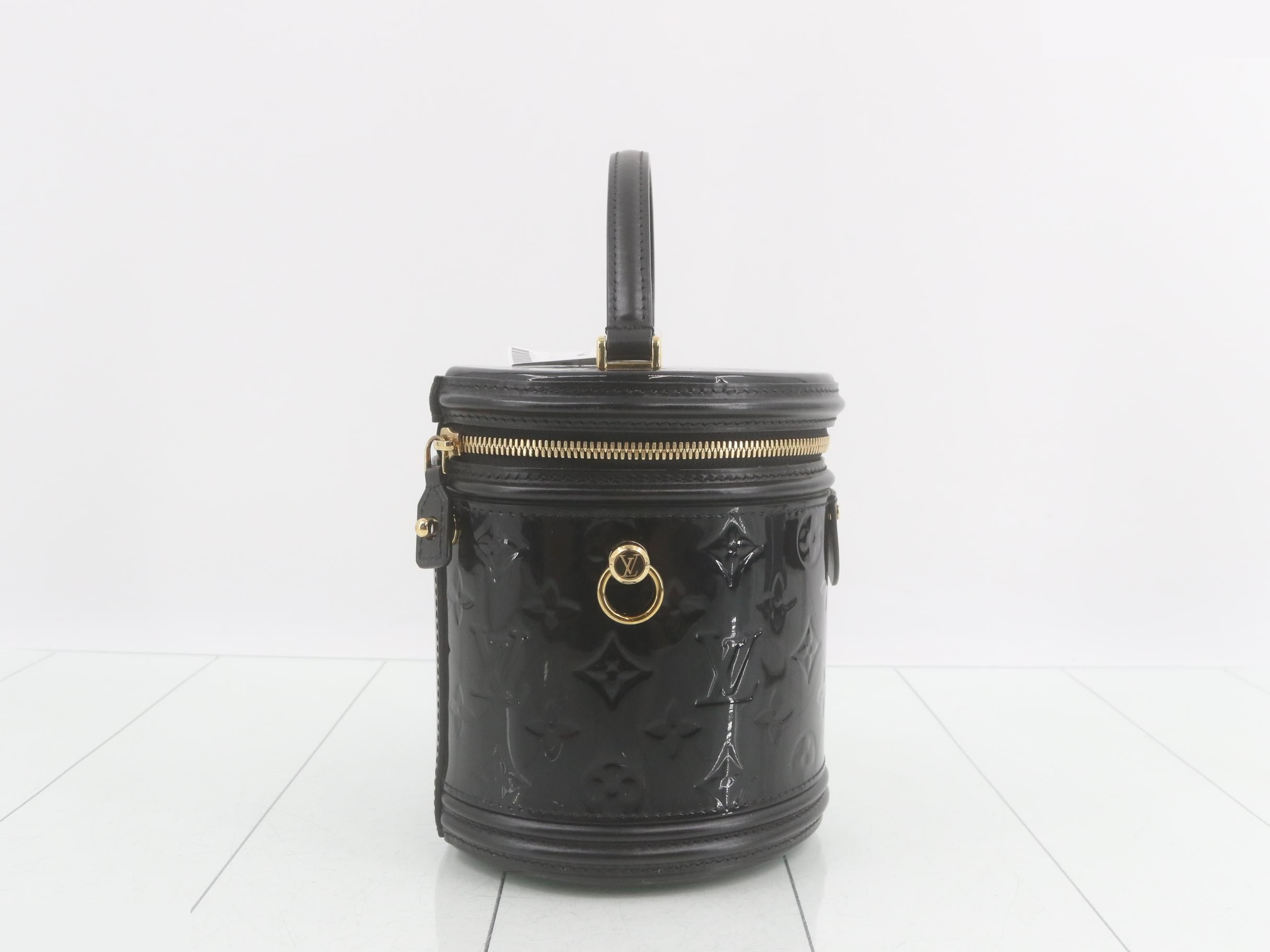 Monogram Vernis Cannes PM Noir 2-Way Handbag — view 4