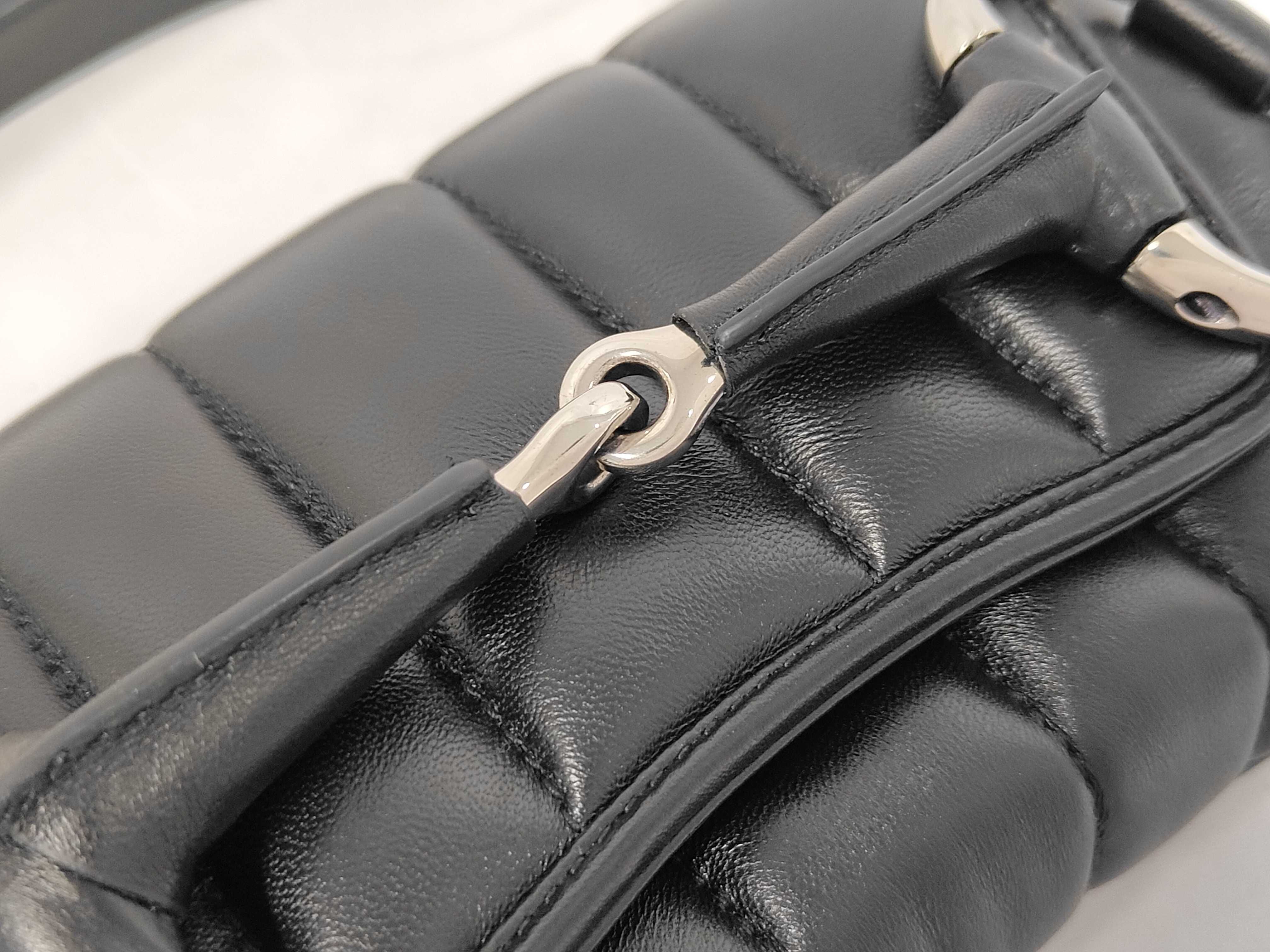Horsebit Mini Chain Shoulder Bag, Black Shoulder Bag — view 7