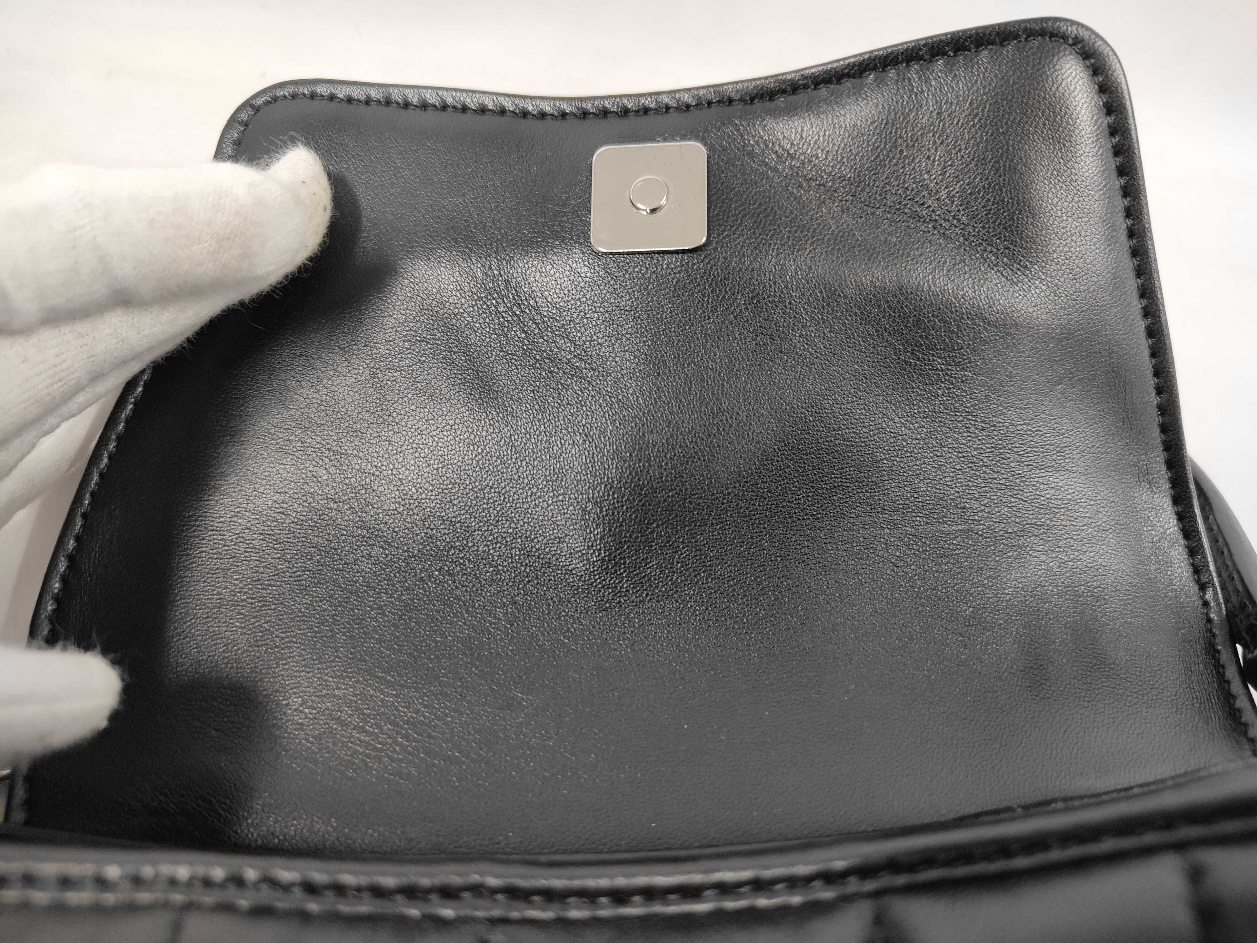 Horsebit Mini Chain Shoulder Bag, Black Shoulder Bag — view 8