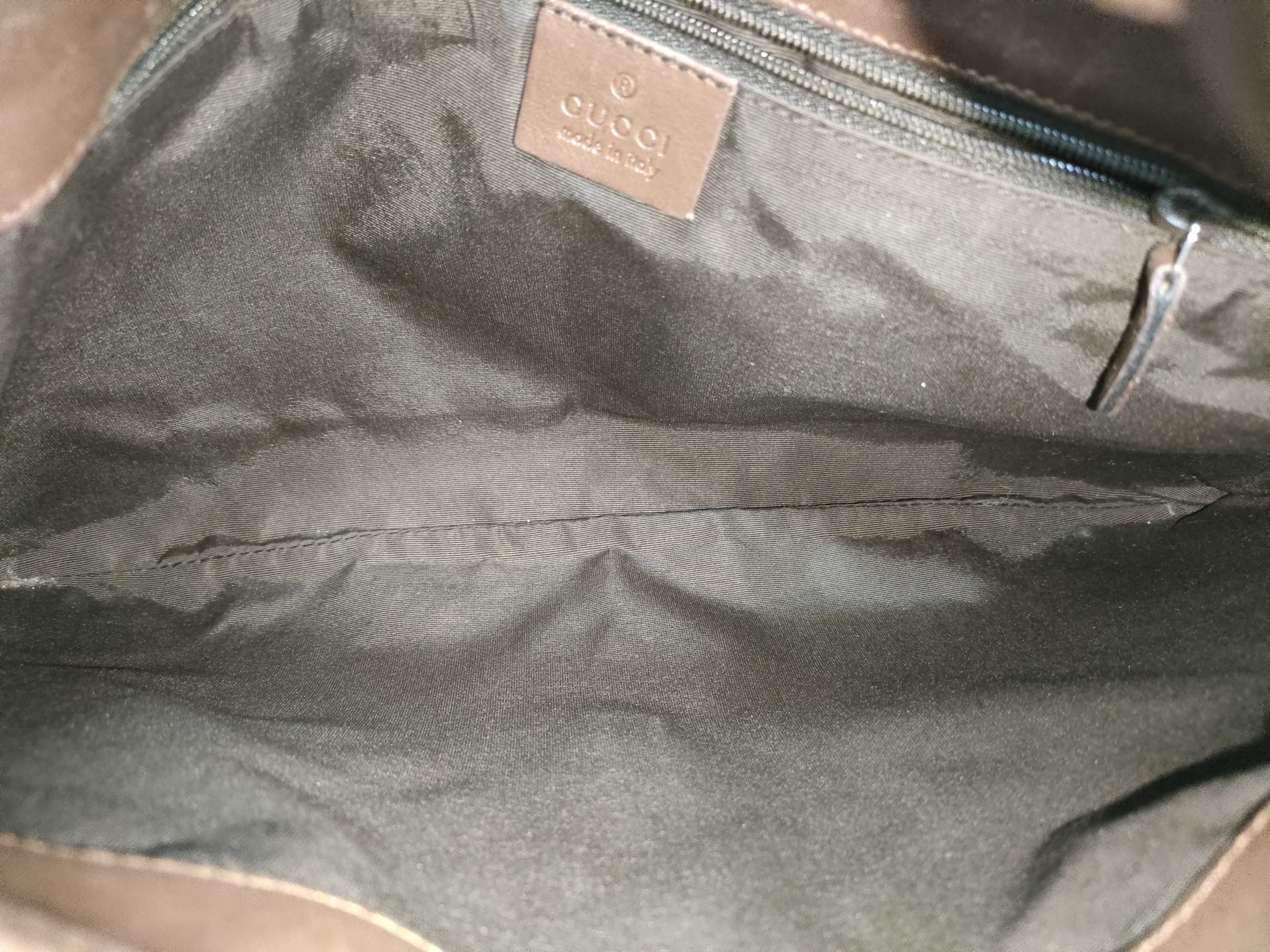 GG Canvas Shoulder Bag, 001.4057, One-Shoulder Bag, Jackie GG Canvas, Brown Shoulder Bag — view 9