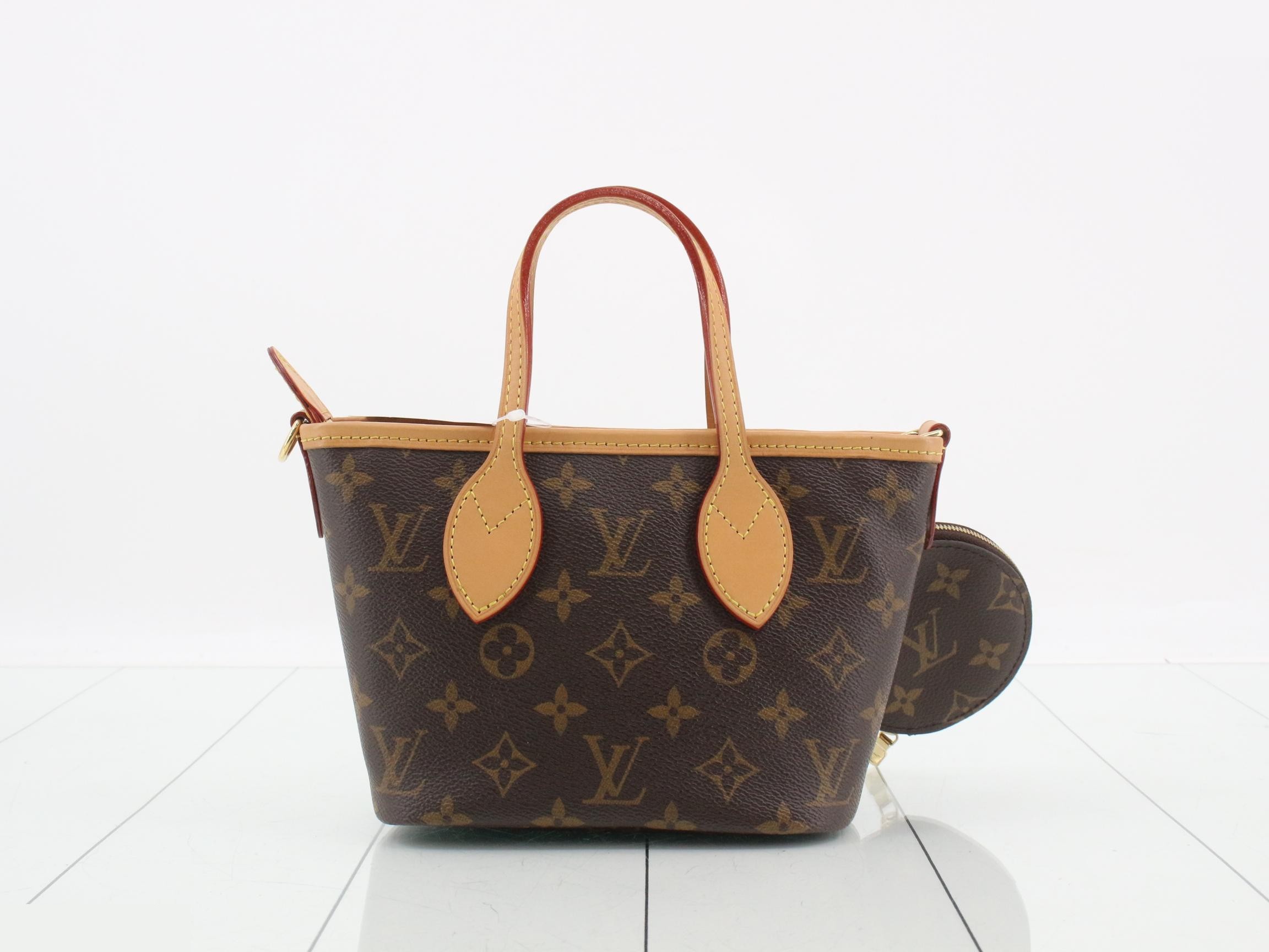 Neverfull BB Rose Peony RFID Strap & Pouch Included — view 2
