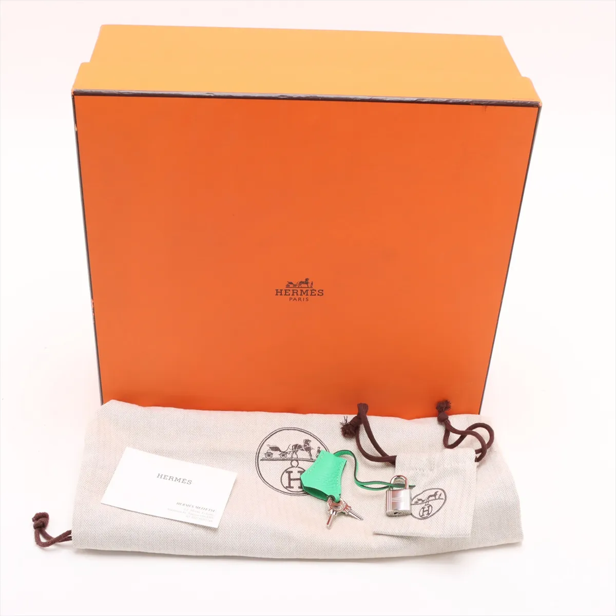 [Individually wrapped] Hermes Birkin 25 LeTourne Togo Vert Comic Silver Hardware B:2023 — view 14