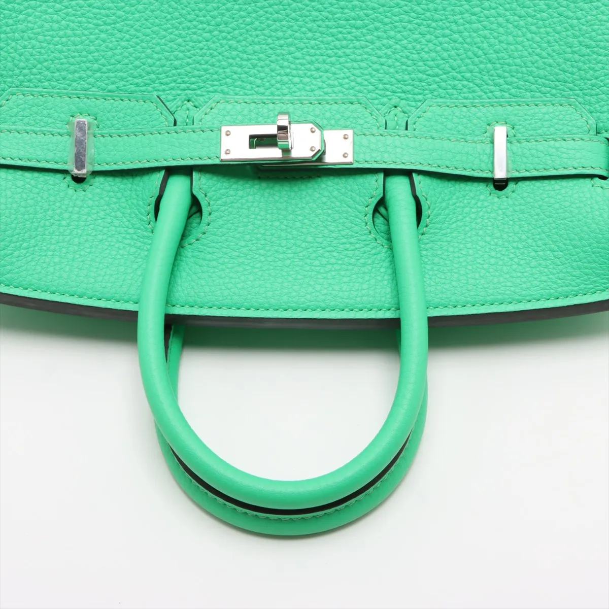 [Individually wrapped] Hermes Birkin 25 LeTourne Togo Vert Comic Silver Hardware B:2023 — view 5