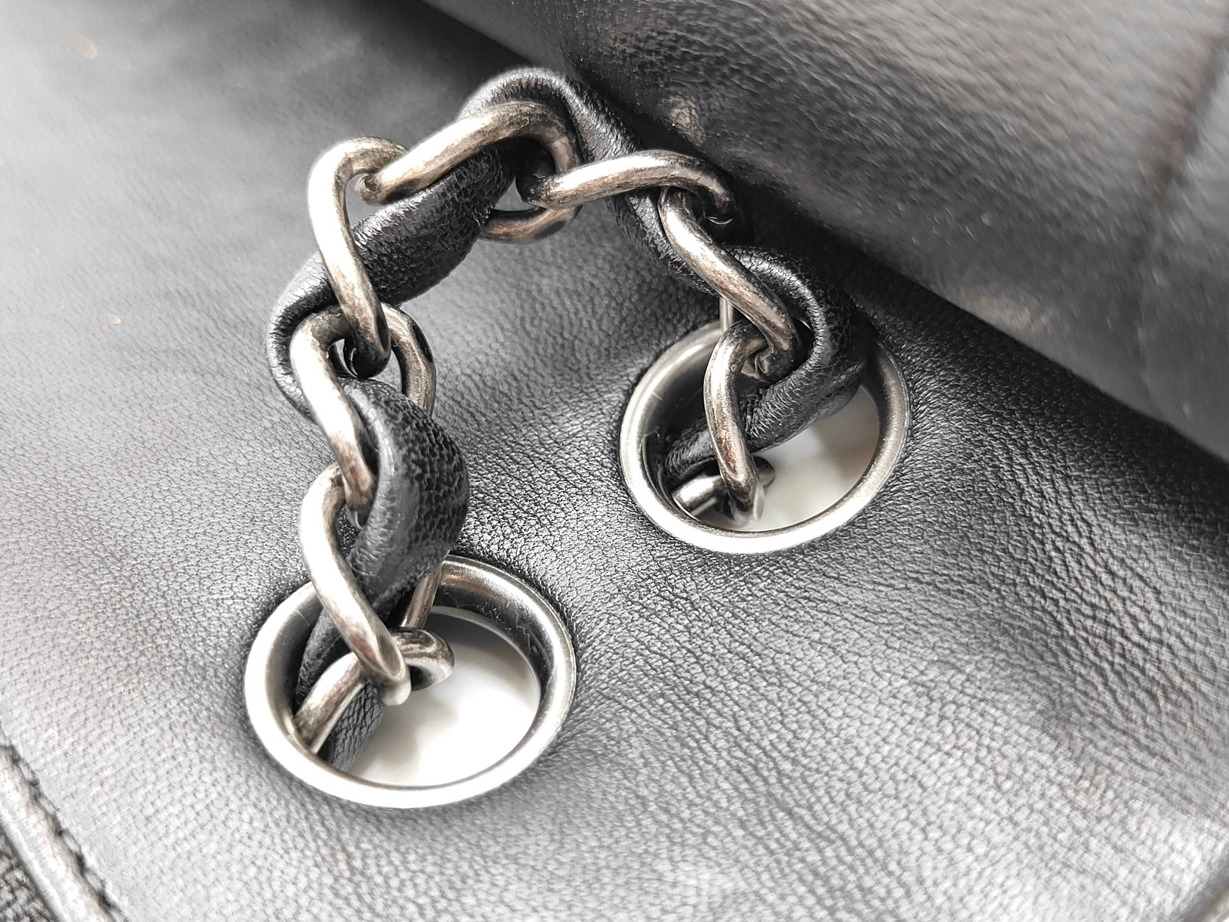 Matelassé Double Flap Chain Shoulder Bag — view 5