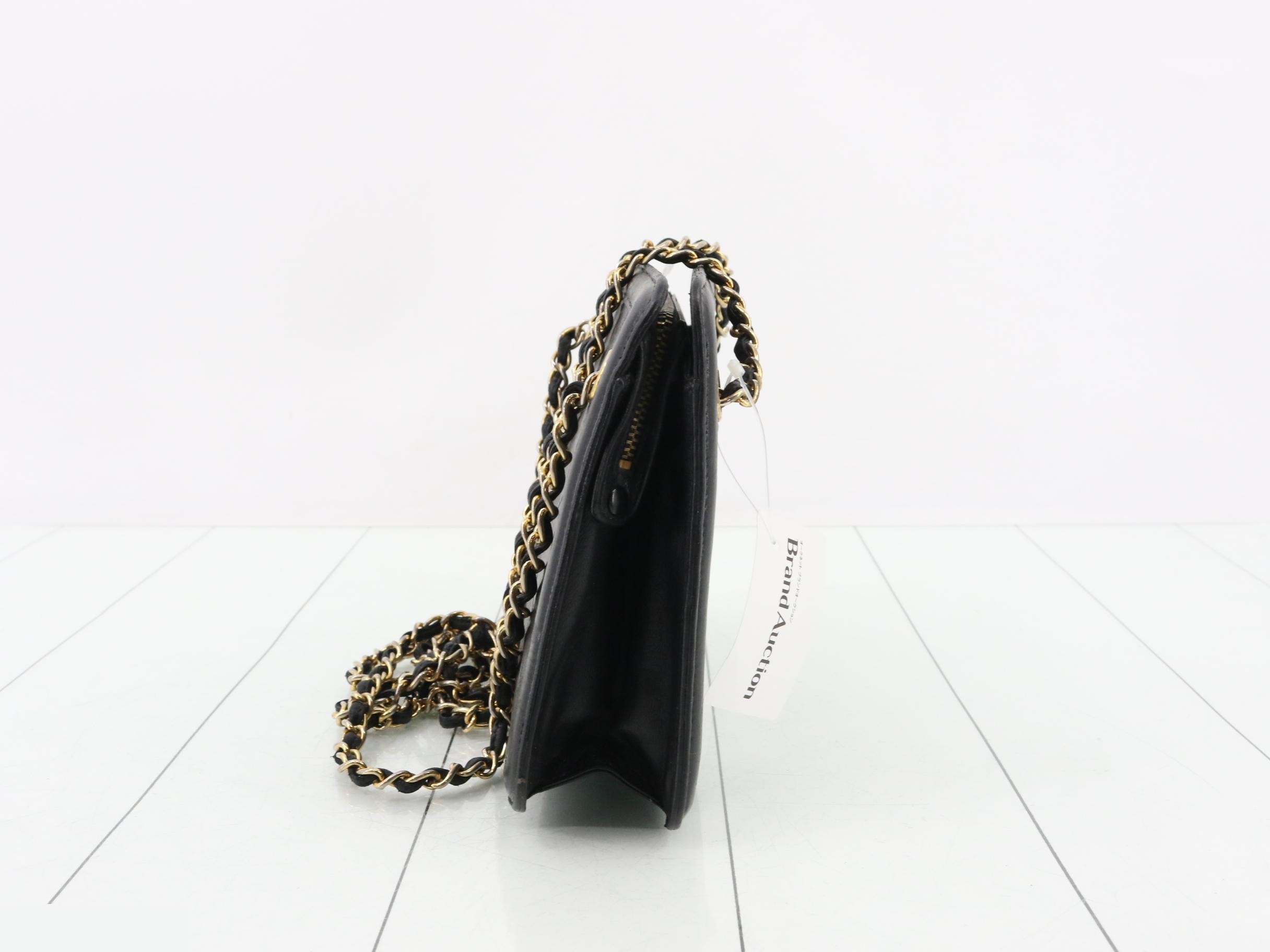 Matelassé Chain Shoulder Bag — view 3