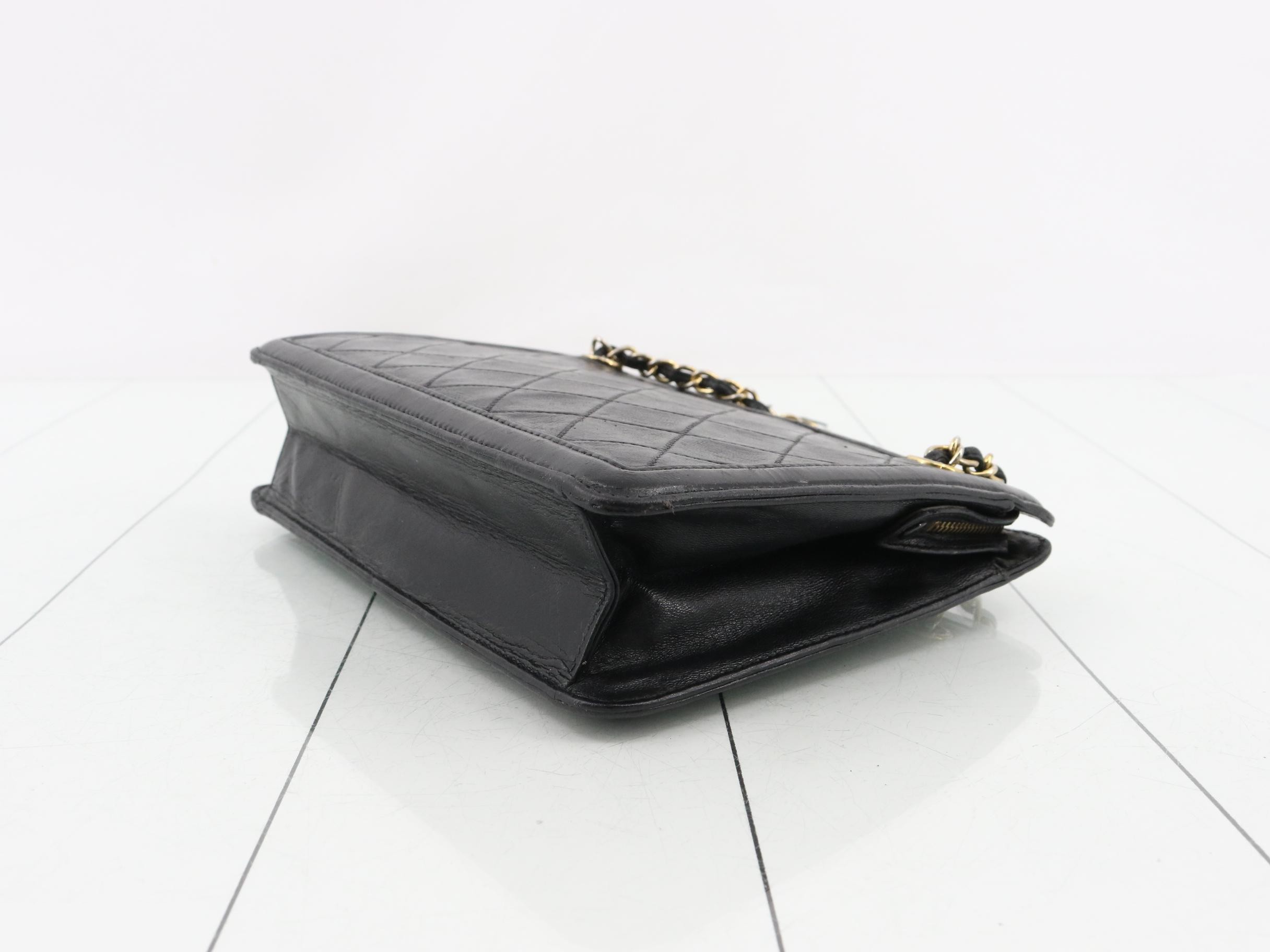 Matelassé Chain Shoulder Bag — view 6