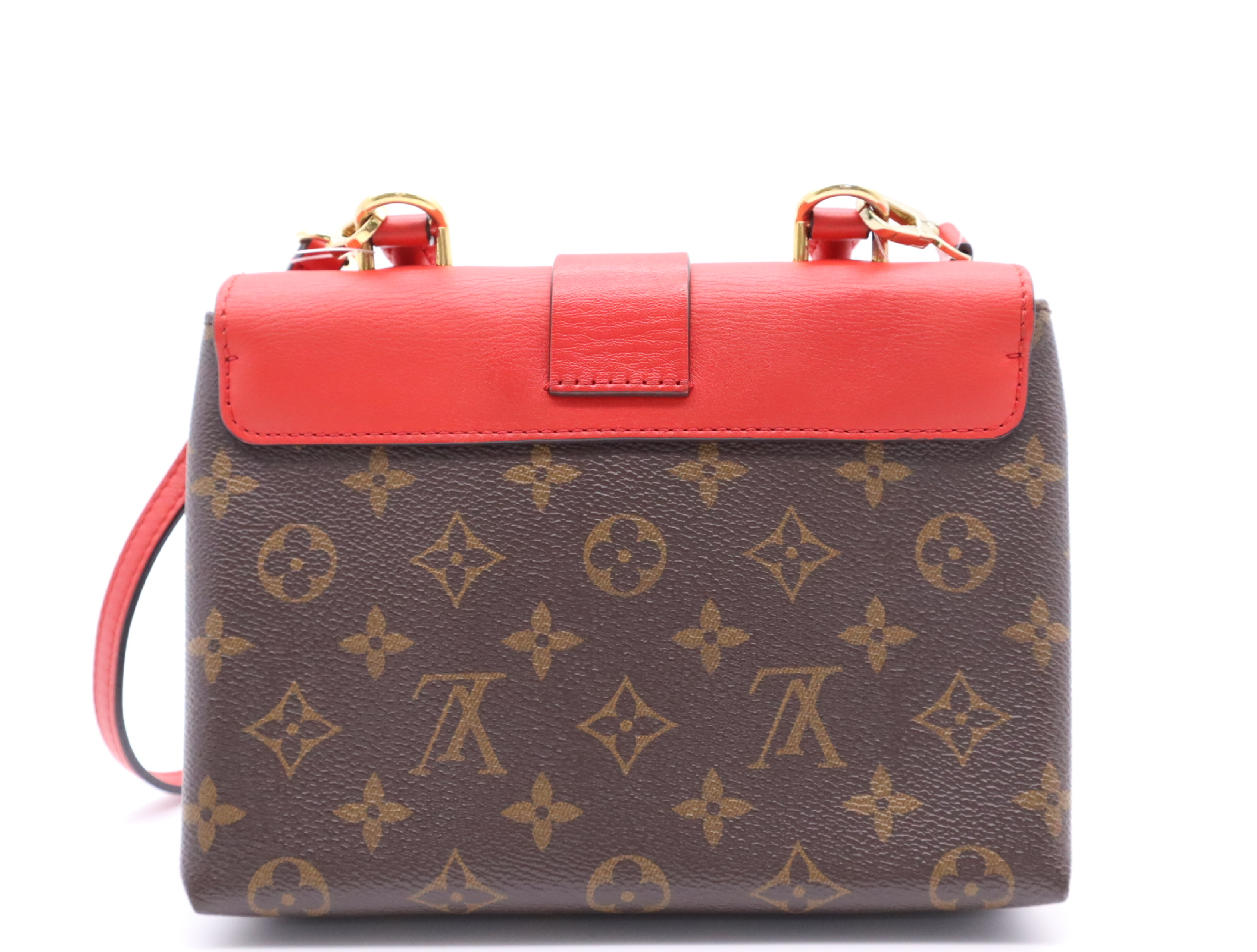 M44322 Monogram Rocky BB Coquelicot Handbag with Shoulder Strap — view 2