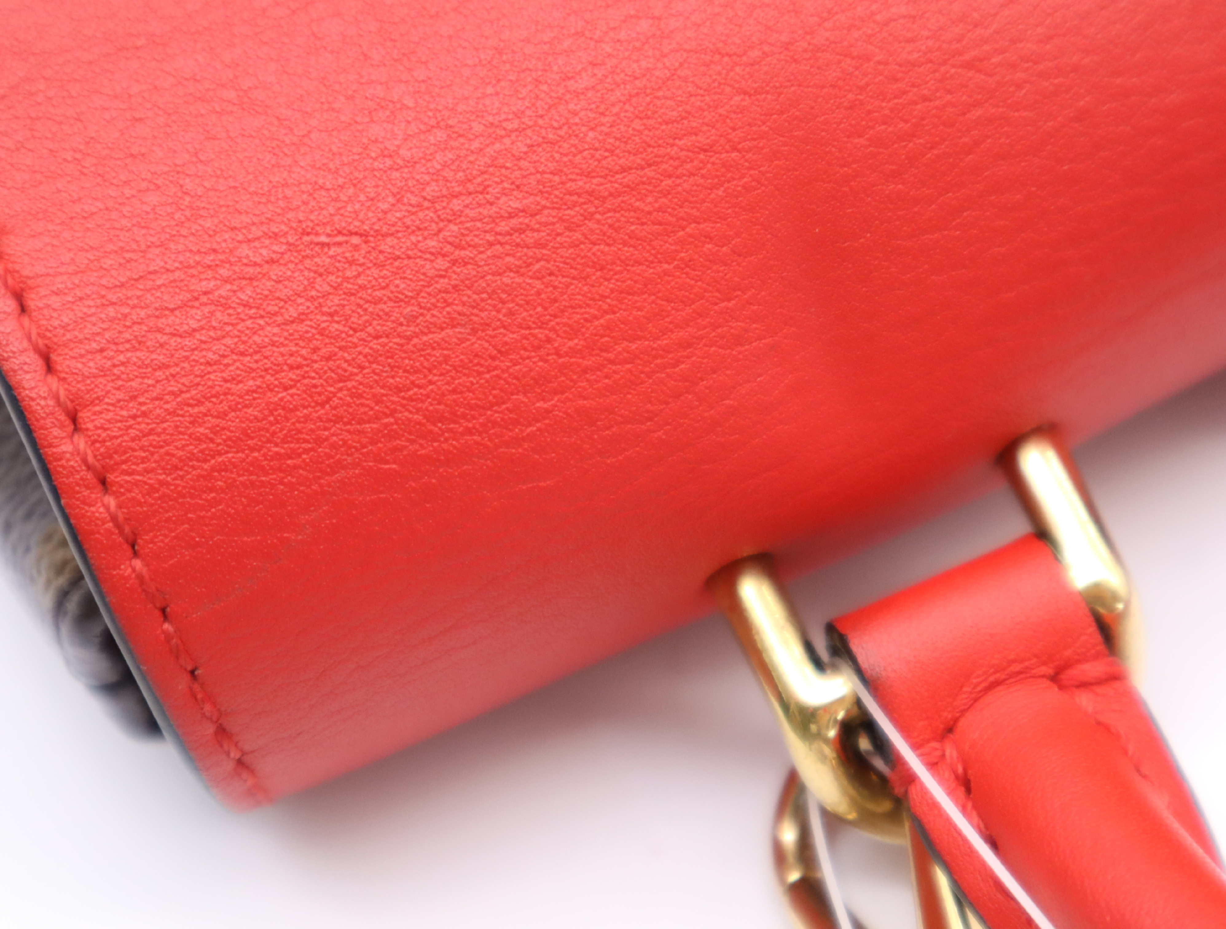 M44322 Monogram Rocky BB Coquelicot Handbag with Shoulder Strap — view 8