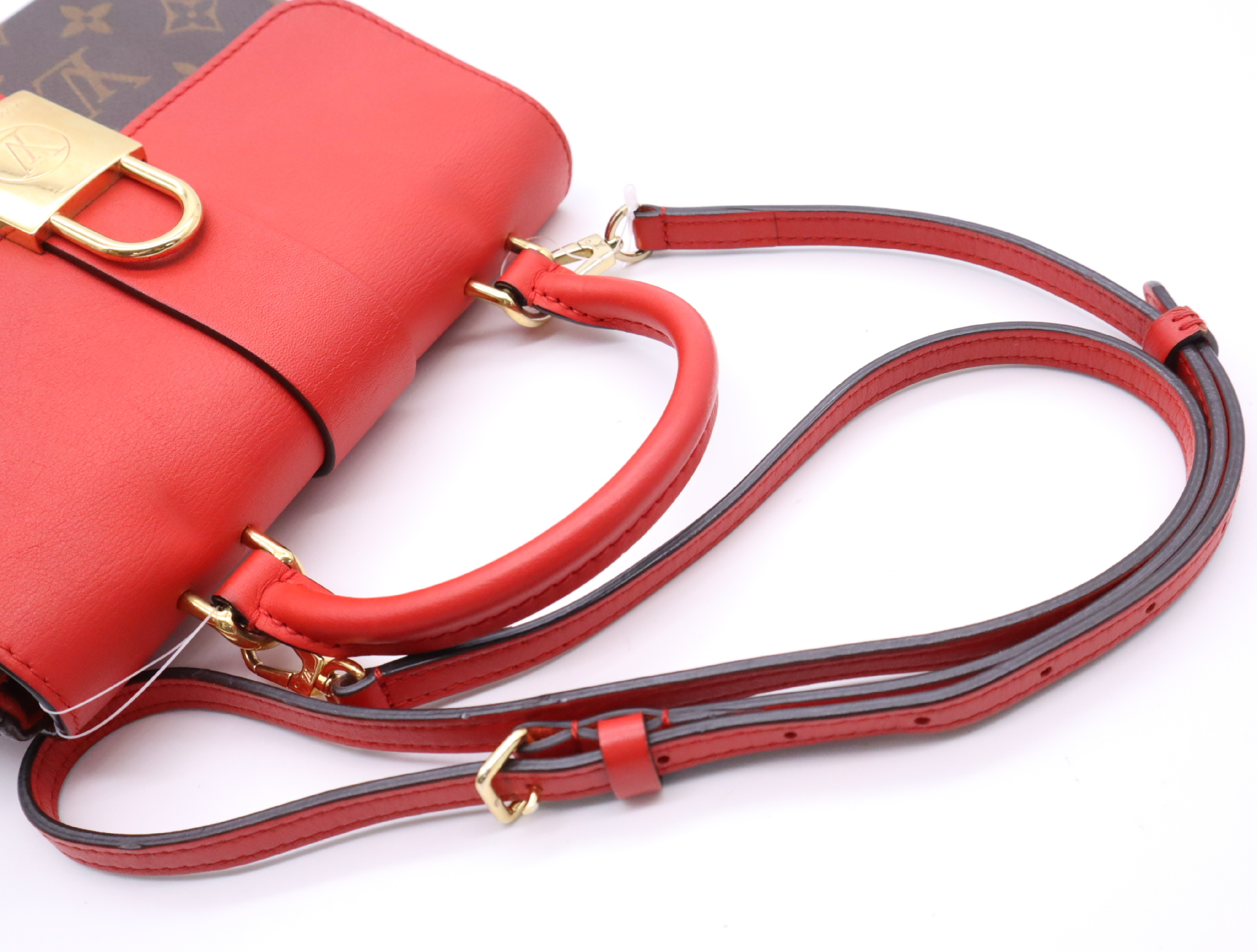 M44322 Monogram Rocky BB Coquelicot Handbag with Shoulder Strap — view 10