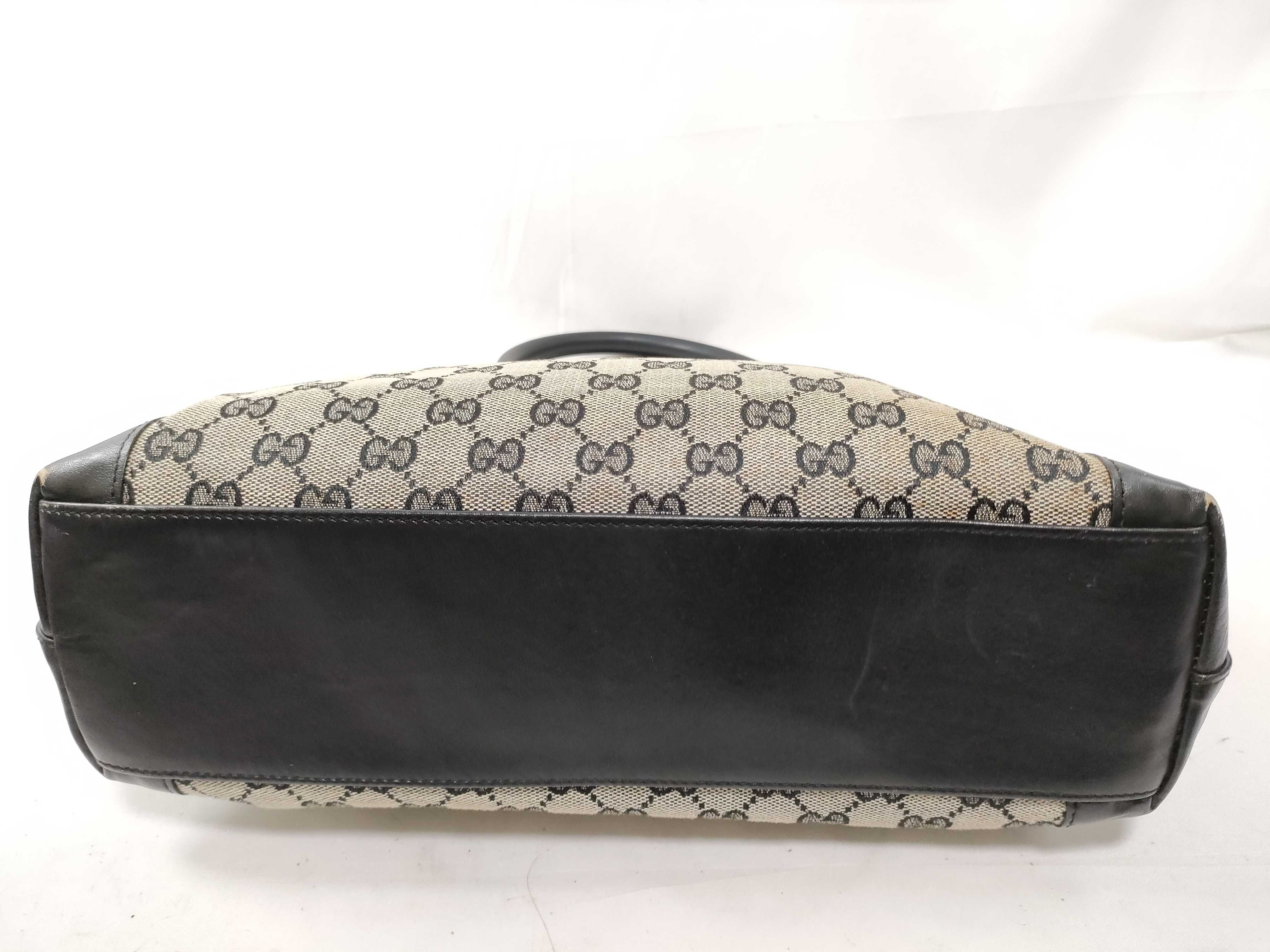 GG Canvas Tote Bag, Black Tote Bag — view 6