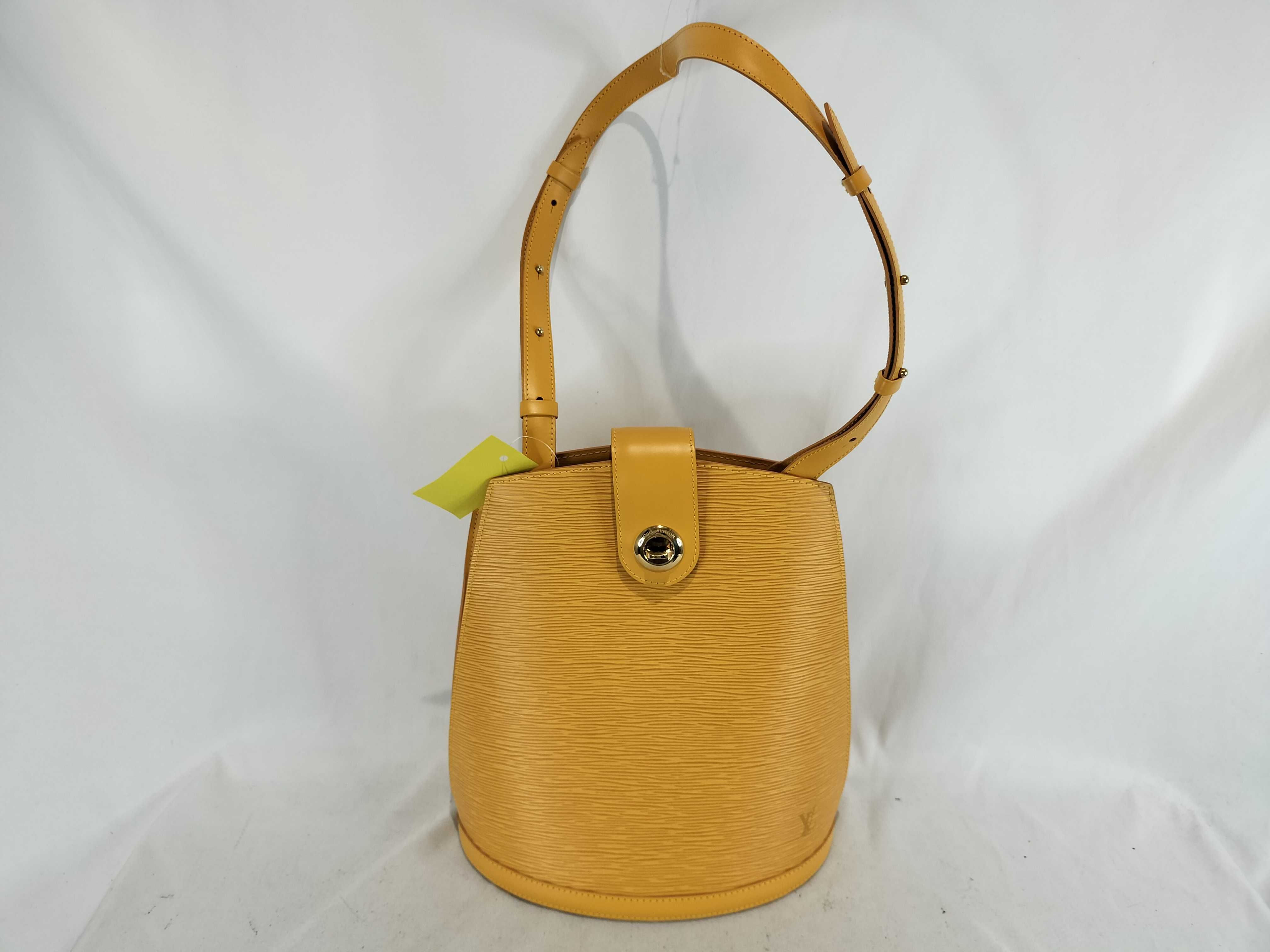 Epi Cluny Yellow Shoulder Bag