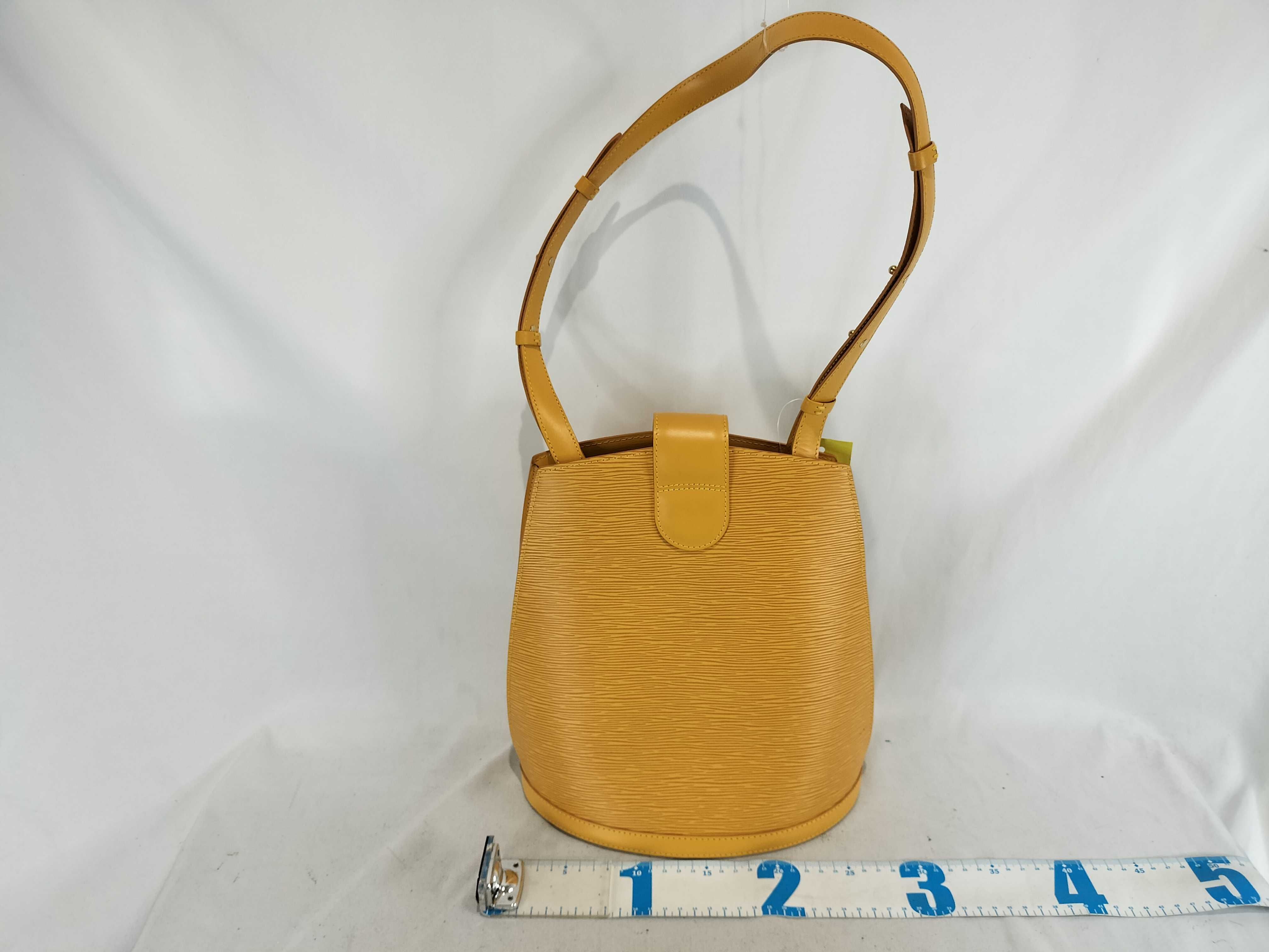 Epi Cluny Yellow Shoulder Bag — view 3