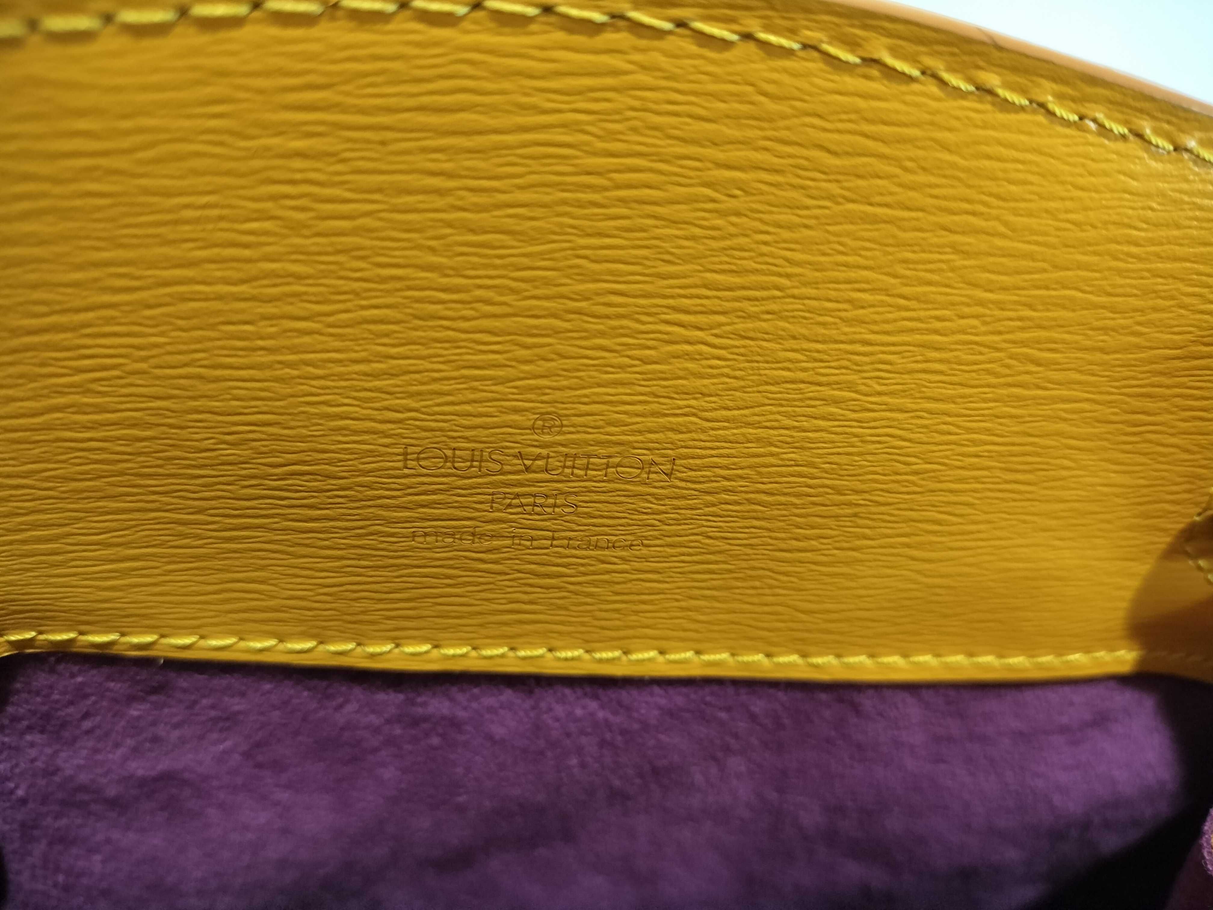 Epi Cluny Yellow Shoulder Bag — view 10