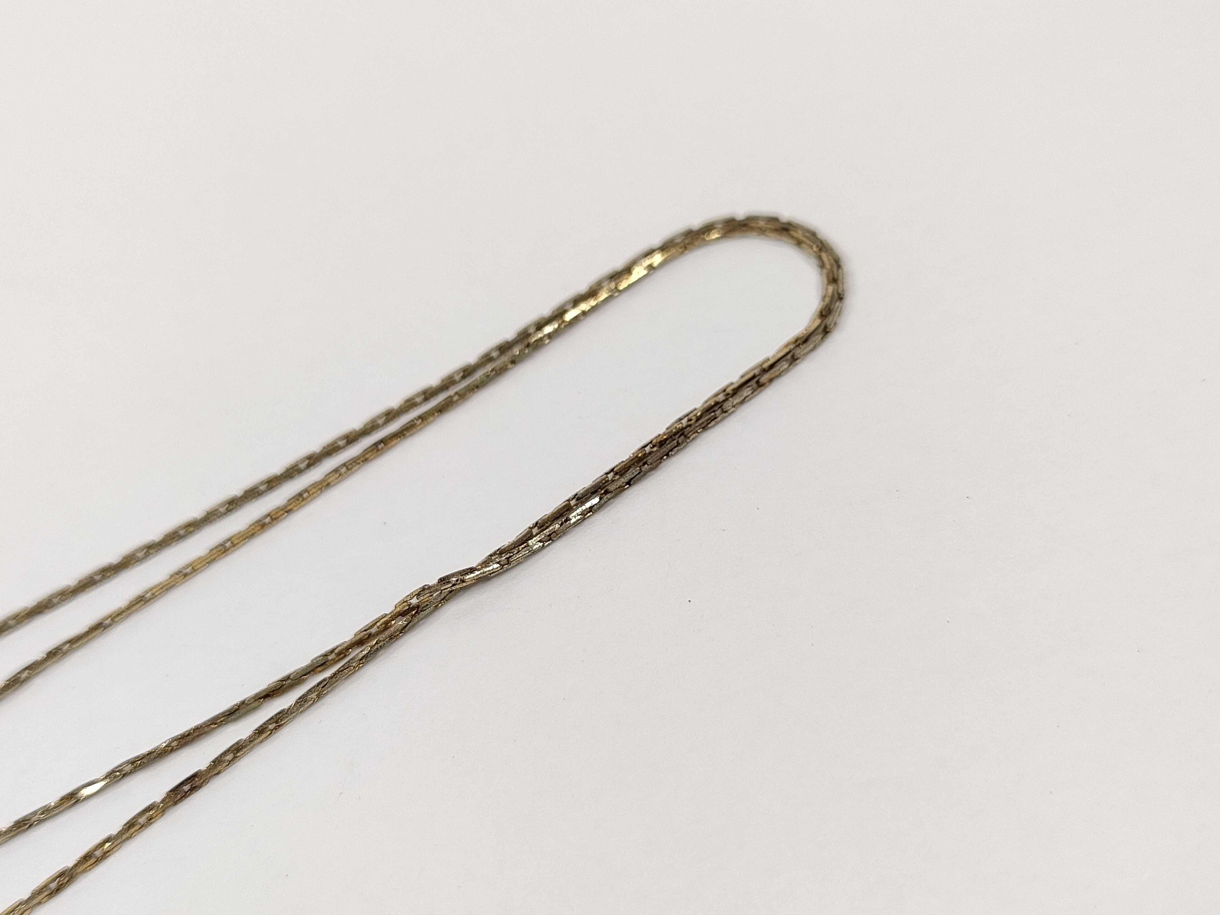 G Logo Gold Tone Pendant Necklace — view 7