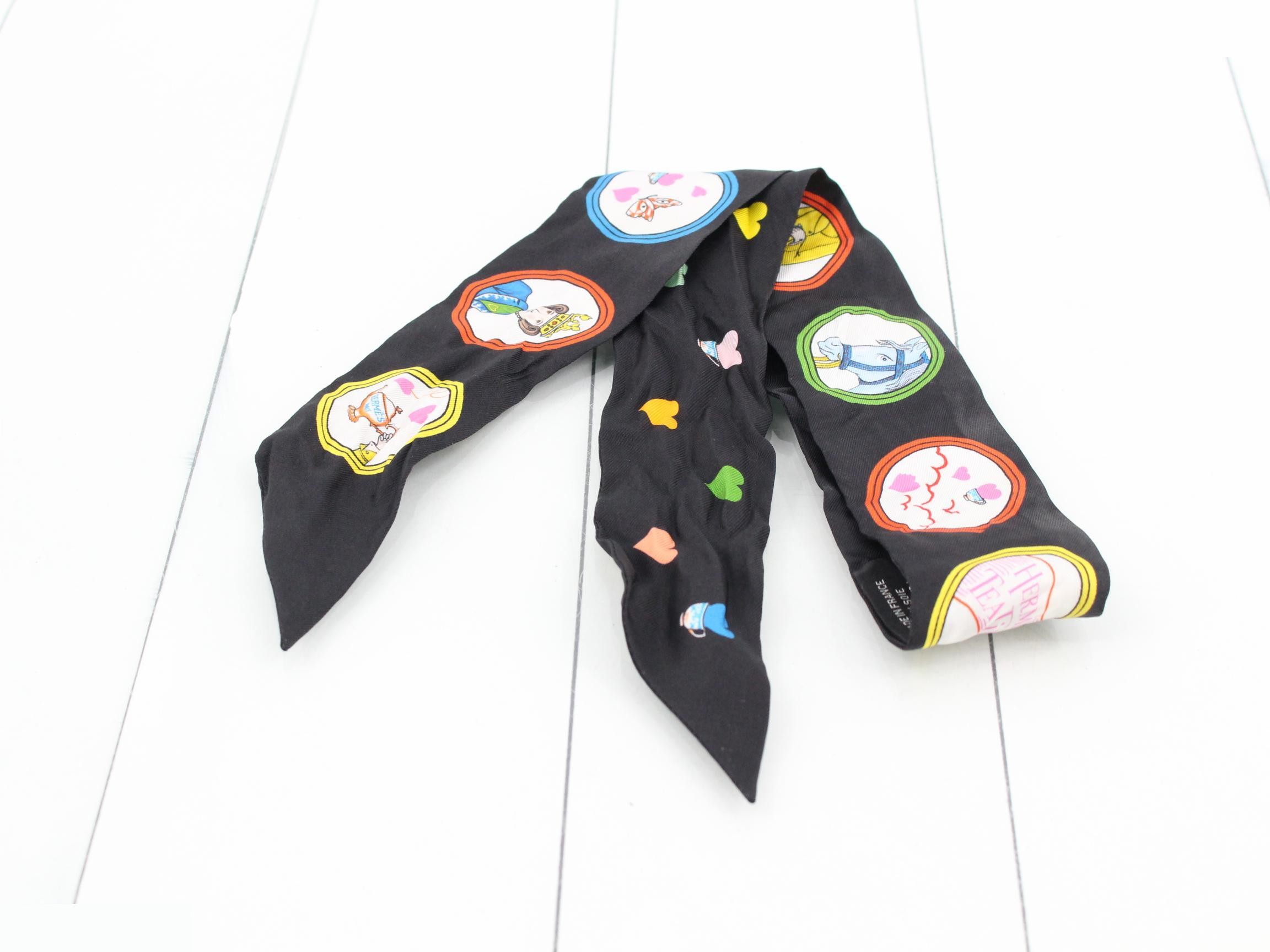 Silk Twilly Black — view 2