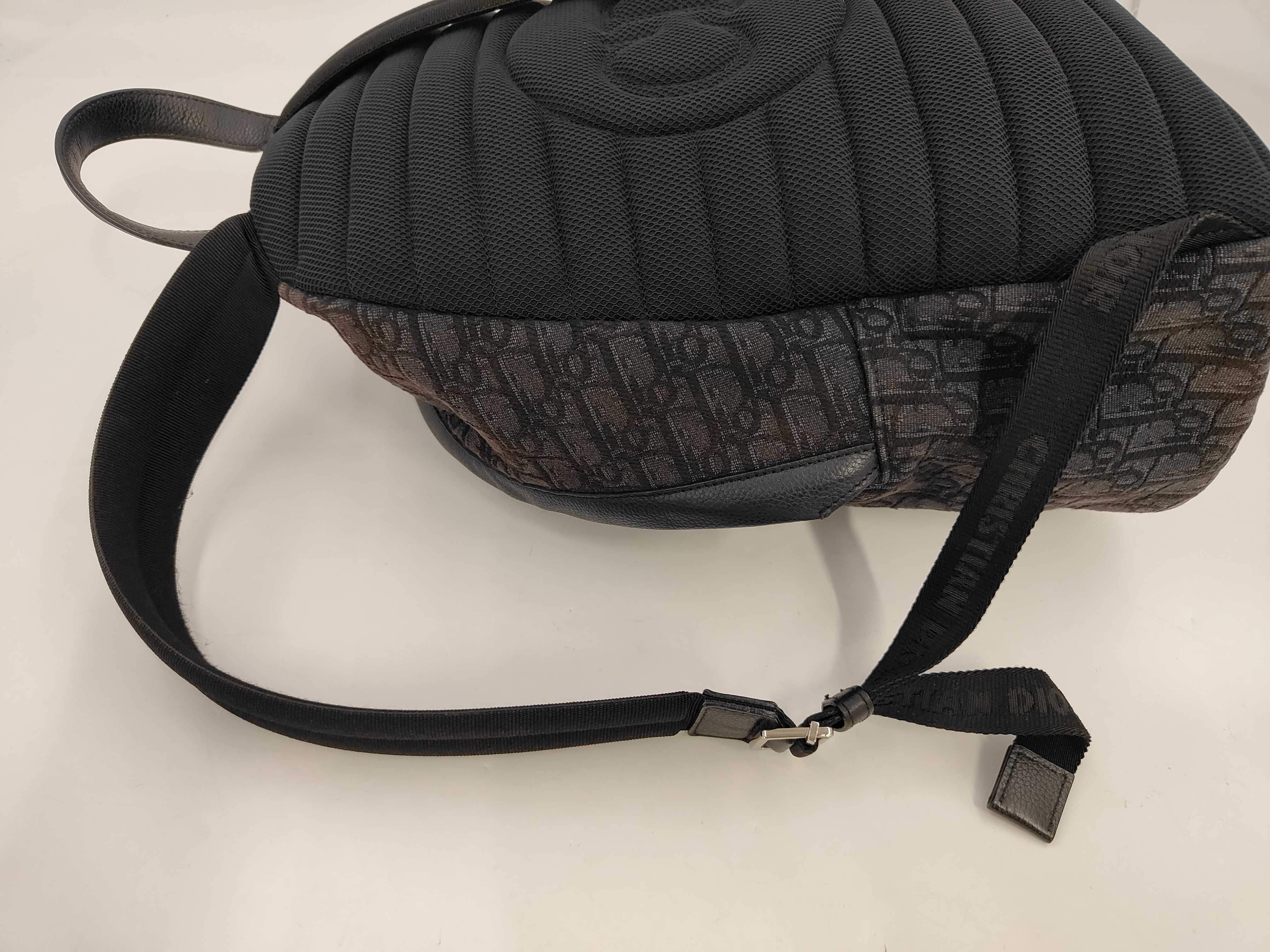 Oblique Trotter Jacquard Backpack Black Backpack — view 3