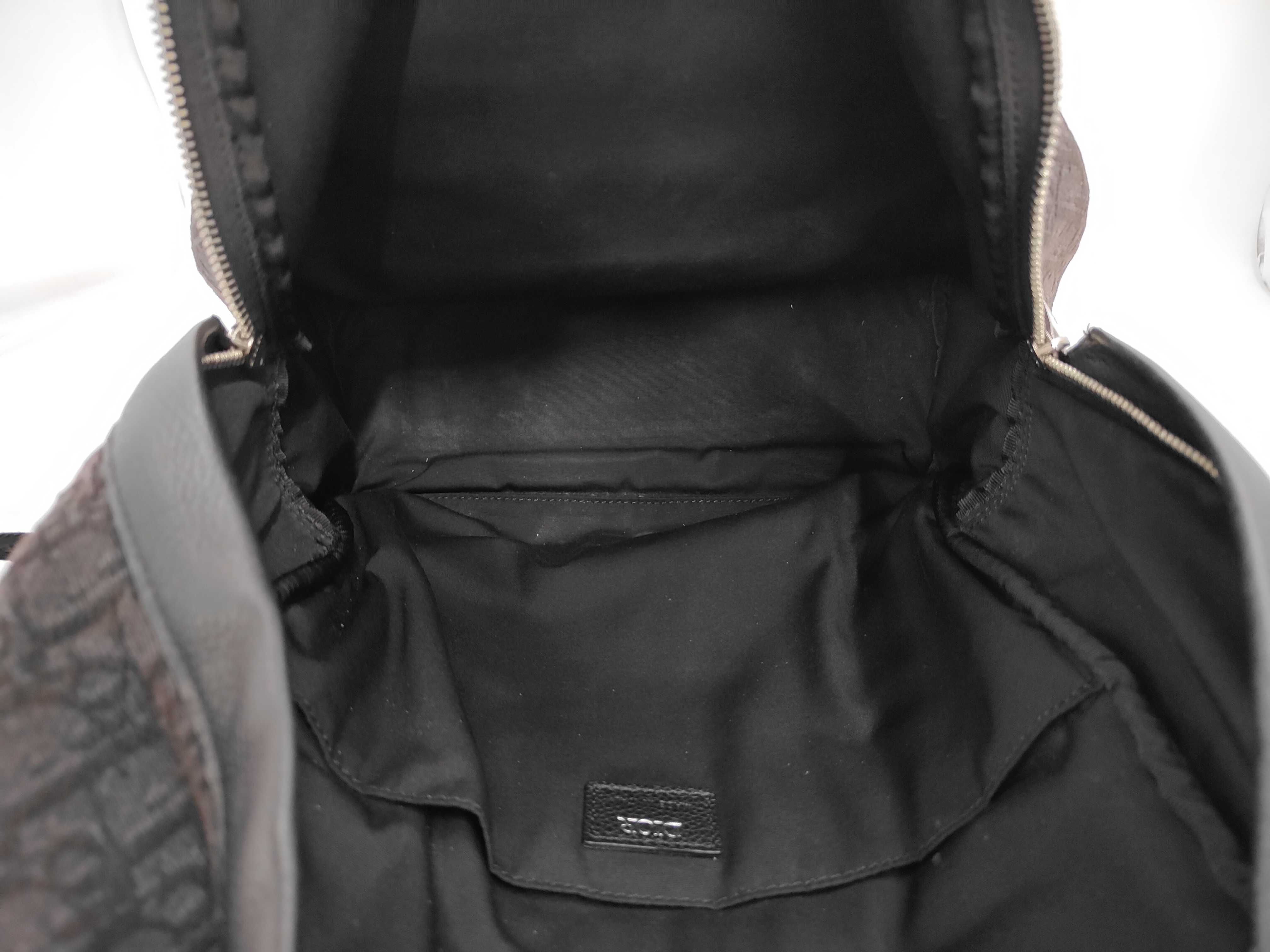 Oblique Trotter Jacquard Backpack Black Backpack — view 8