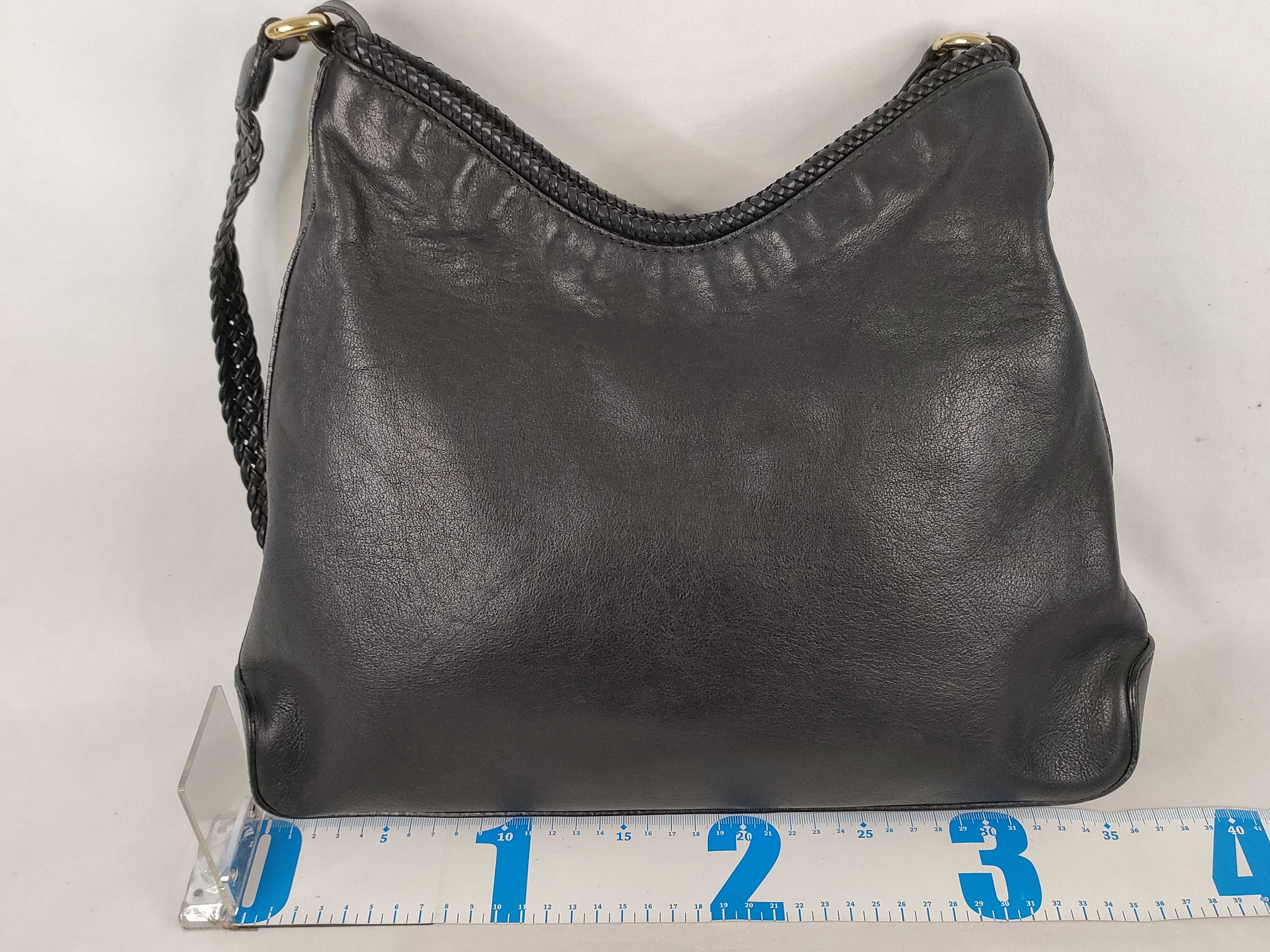 Shoulder Bag Leather Black Shoulder Bag — view 2
