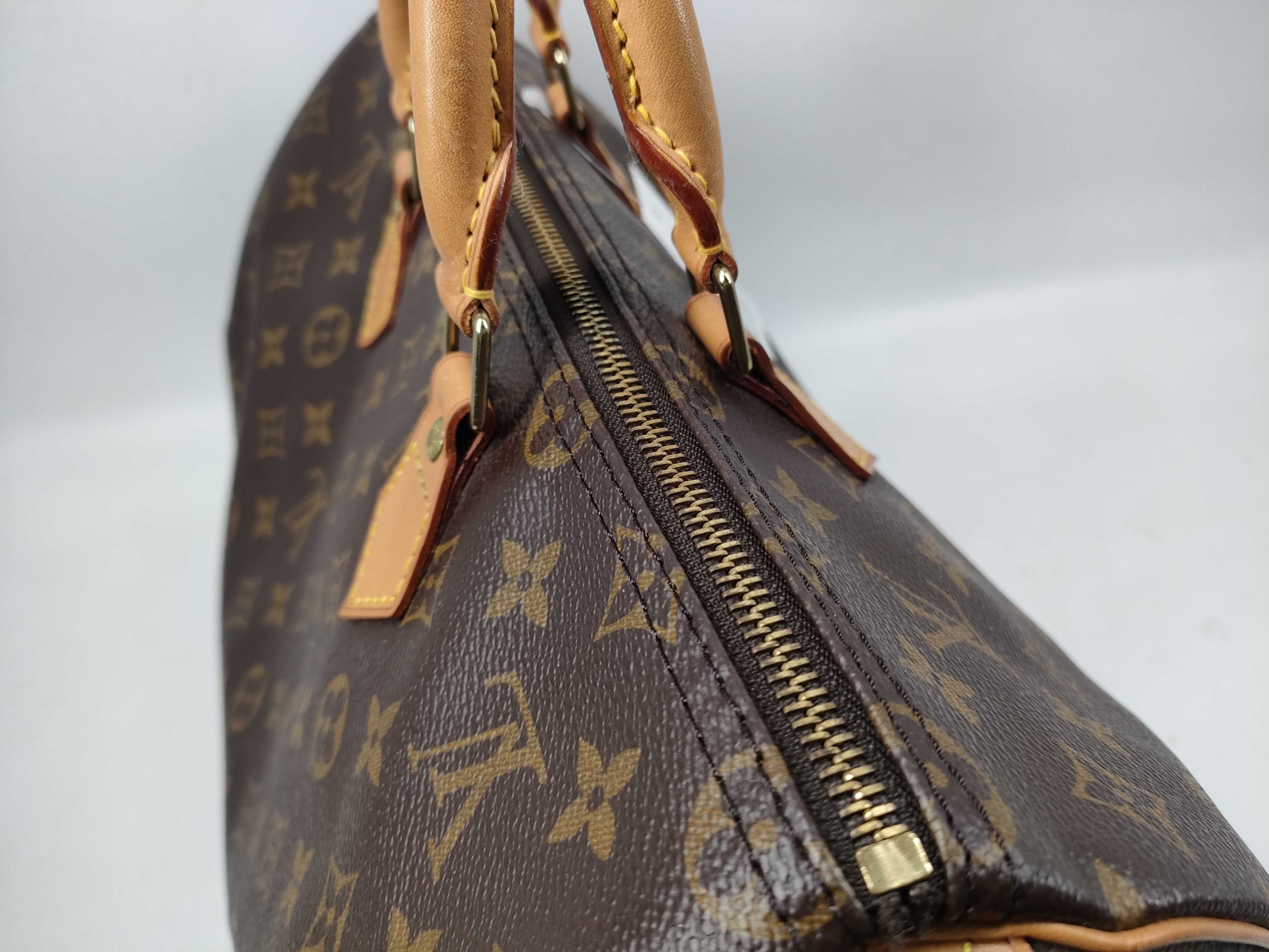 Monogram M41107 Speedy 35 Boston bag (missing zipper pull) — view 6