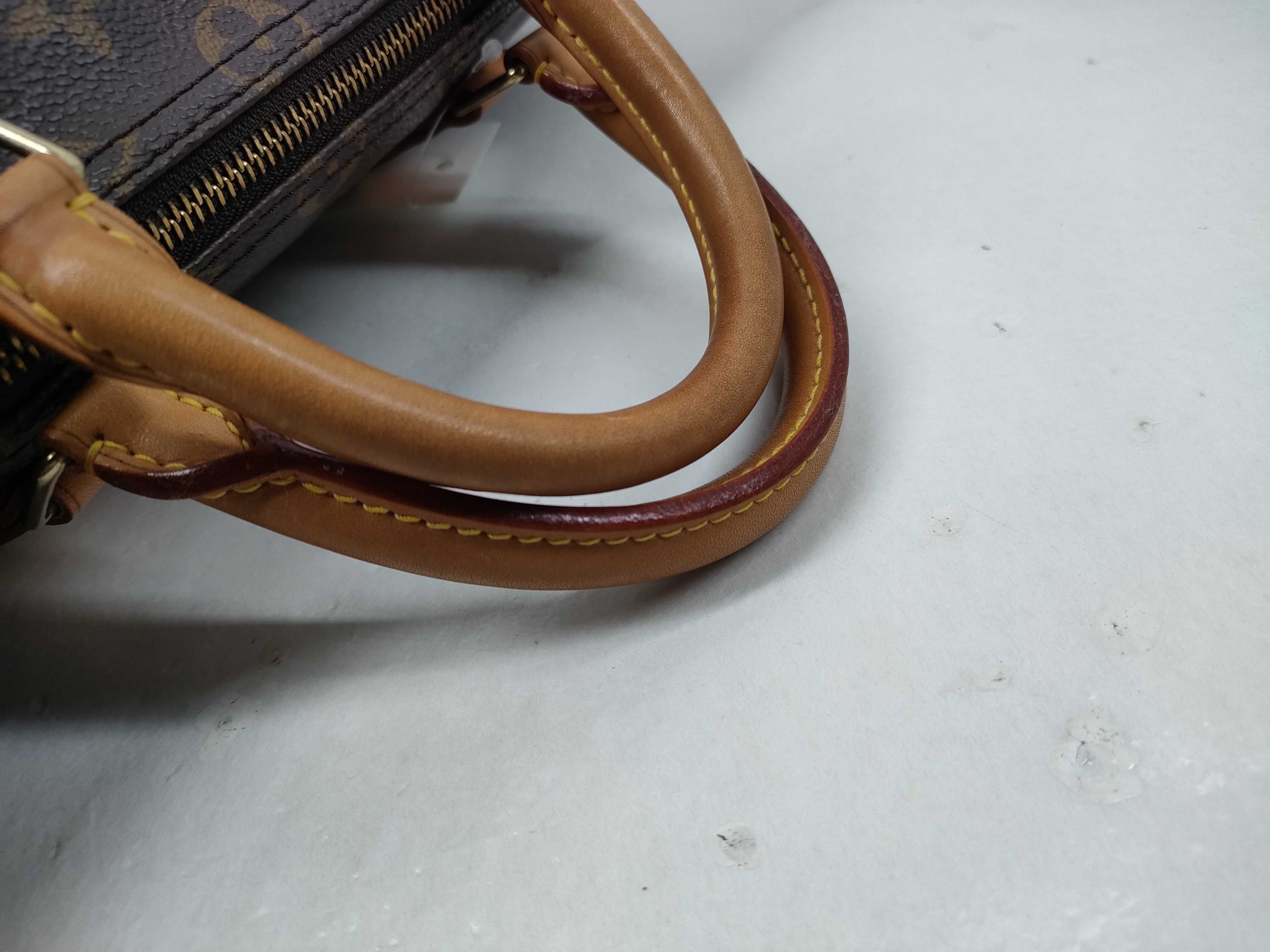 Monogram M41107 Speedy 35 Boston bag (missing zipper pull) — view 8