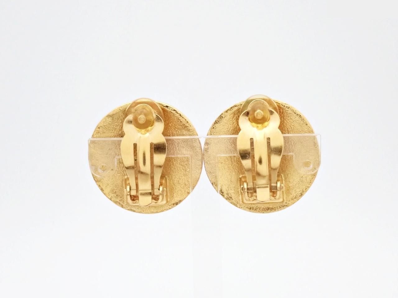 Coco Mark Gold Earrings 97P — view 2