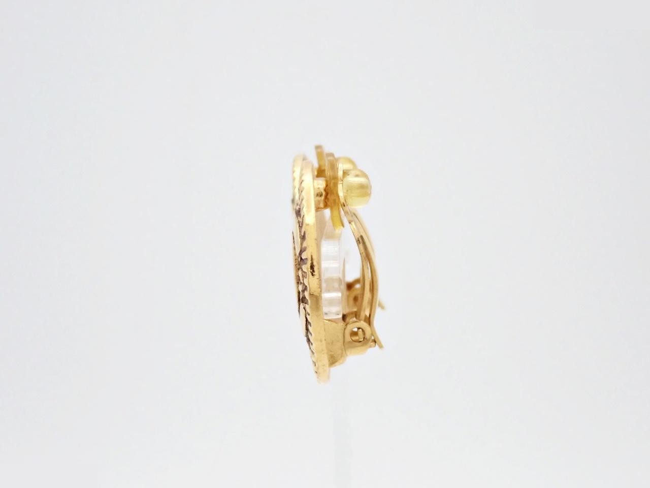 Coco Mark Gold Earrings 97P — view 3