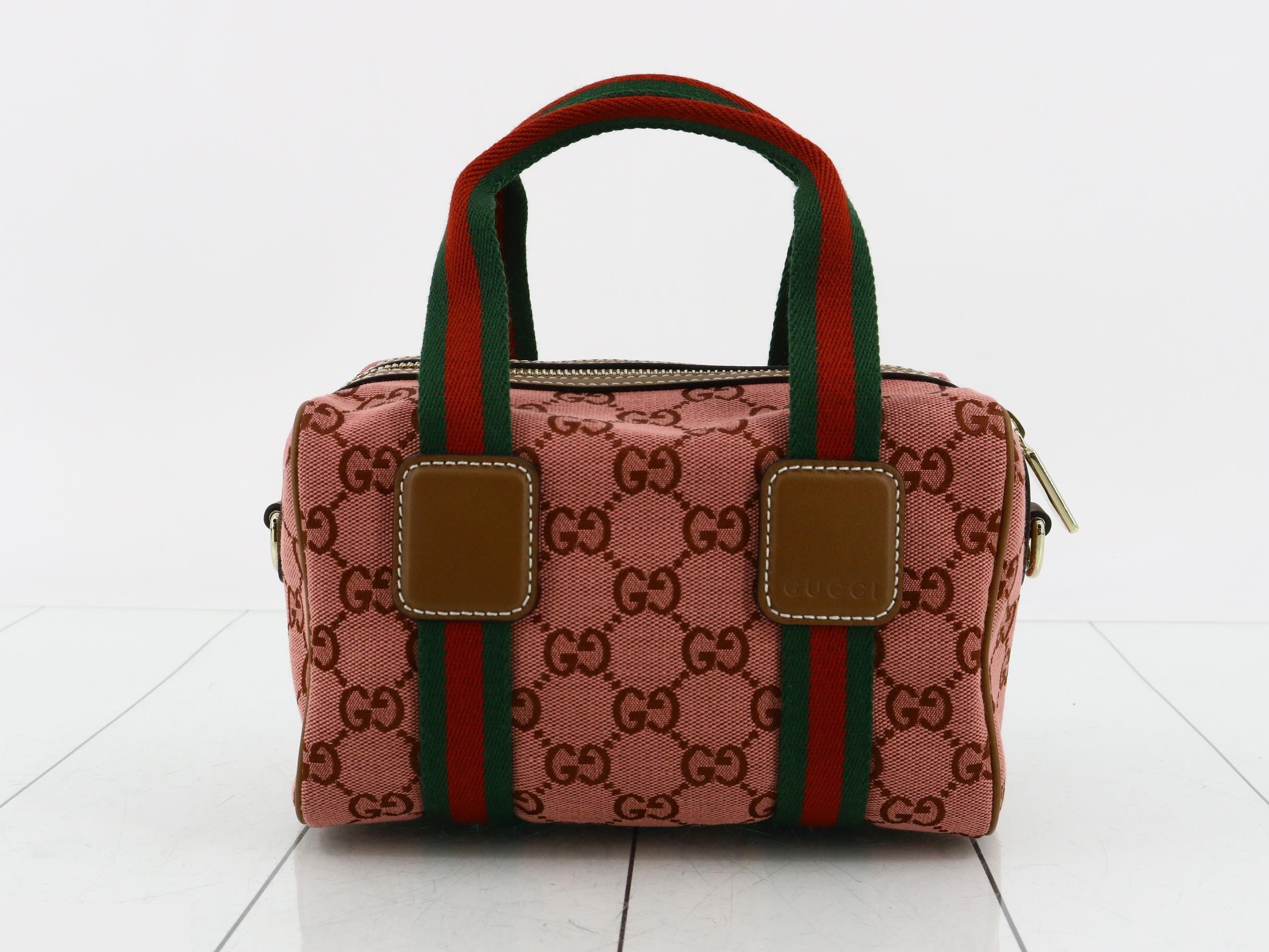 Unused 2-way Boston bag, GG canvas — view 2